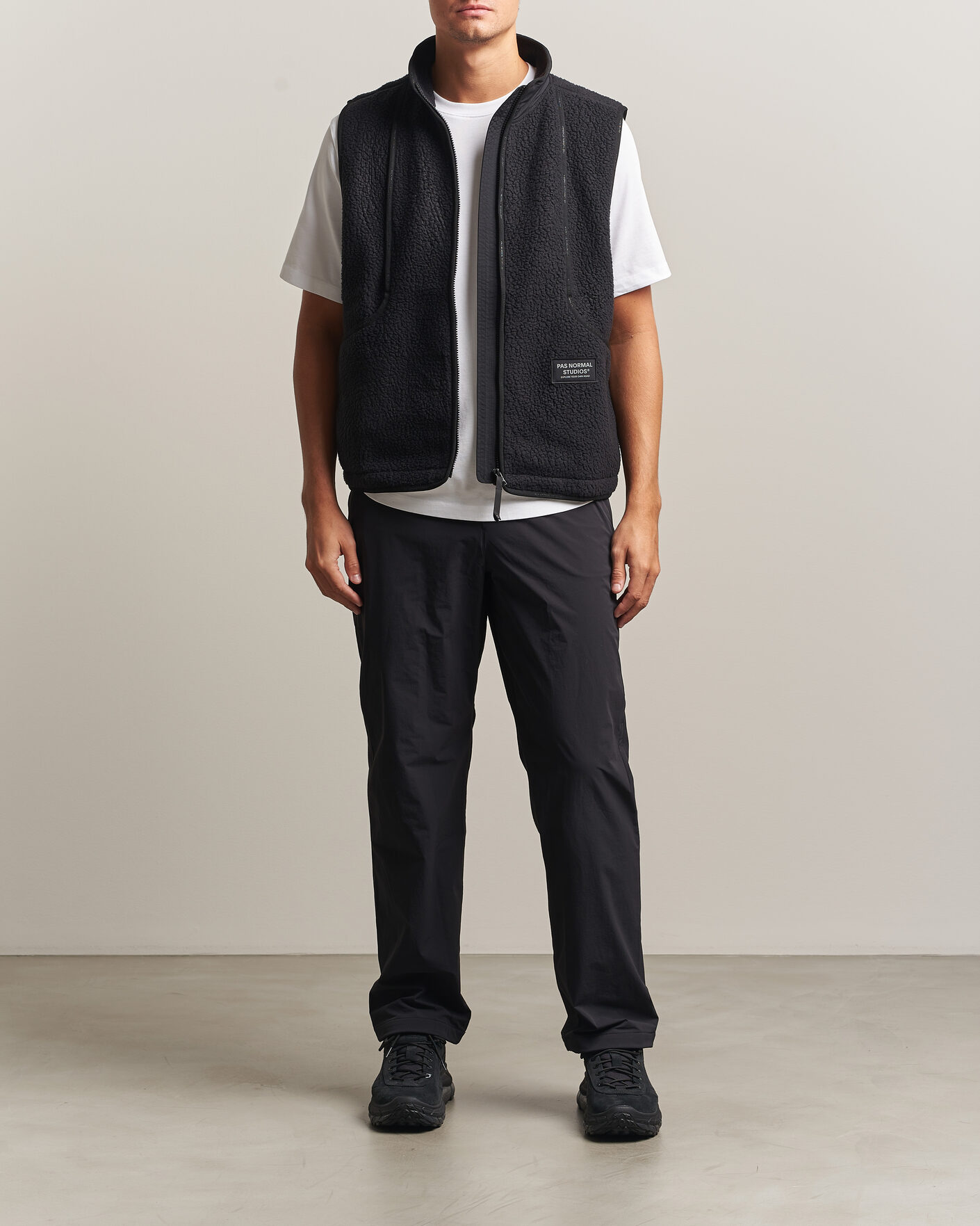 Hombres | Jerséis y prendas de punto | Pas Normal Studios | Off-Race Pile Fleece Black