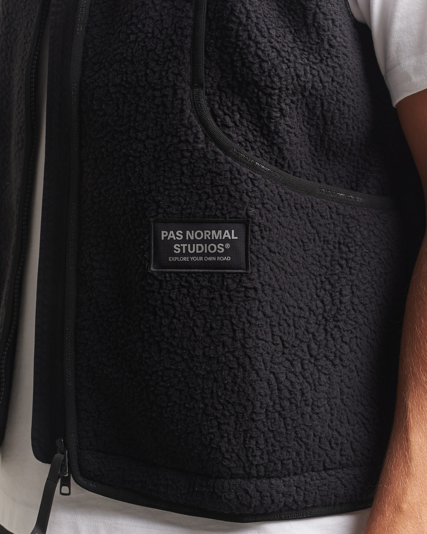 Hombres | Jerséis y prendas de punto | Pas Normal Studios | Off-Race Pile Fleece Black