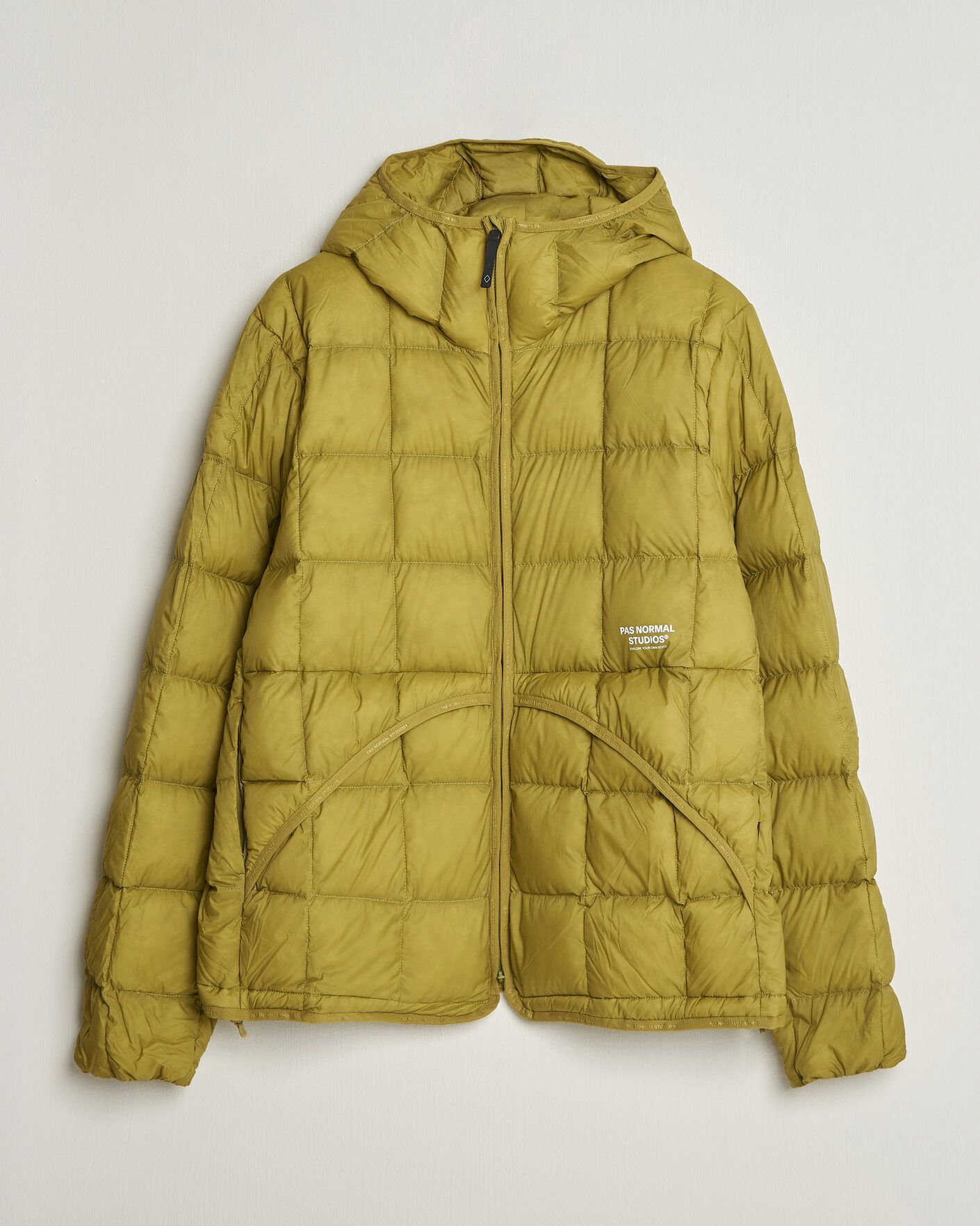 Hombres | Abrigos y chaquetas | Pas Normal Studios | Off-Race Down Liner Jacket Dark Lime