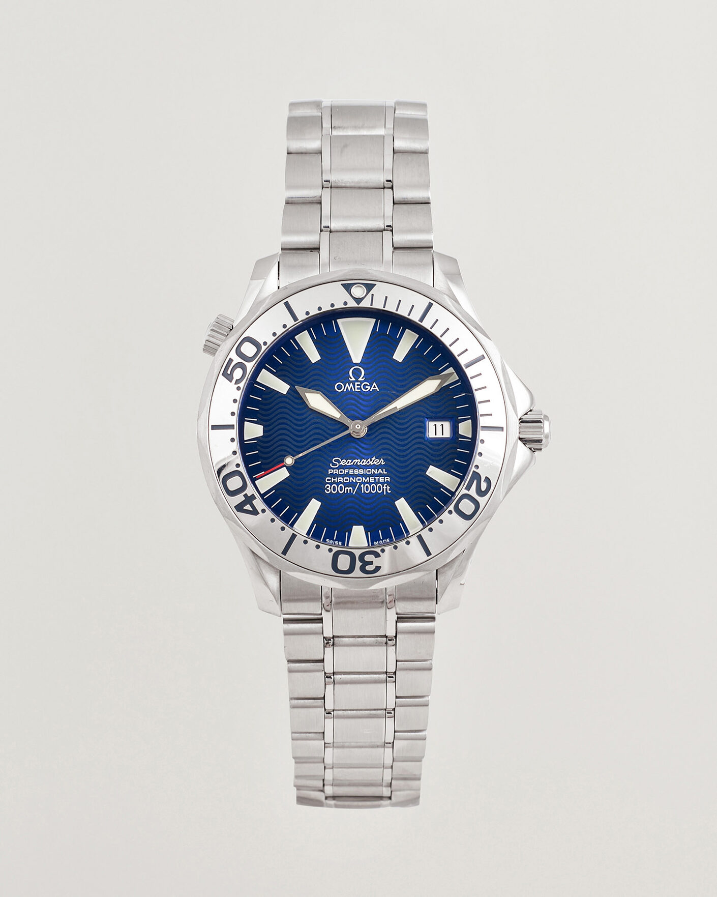 Hombres | Pre-Owned & Vintage Watches | Omega Pre-Owned | Seamaster 300M Electric Blue