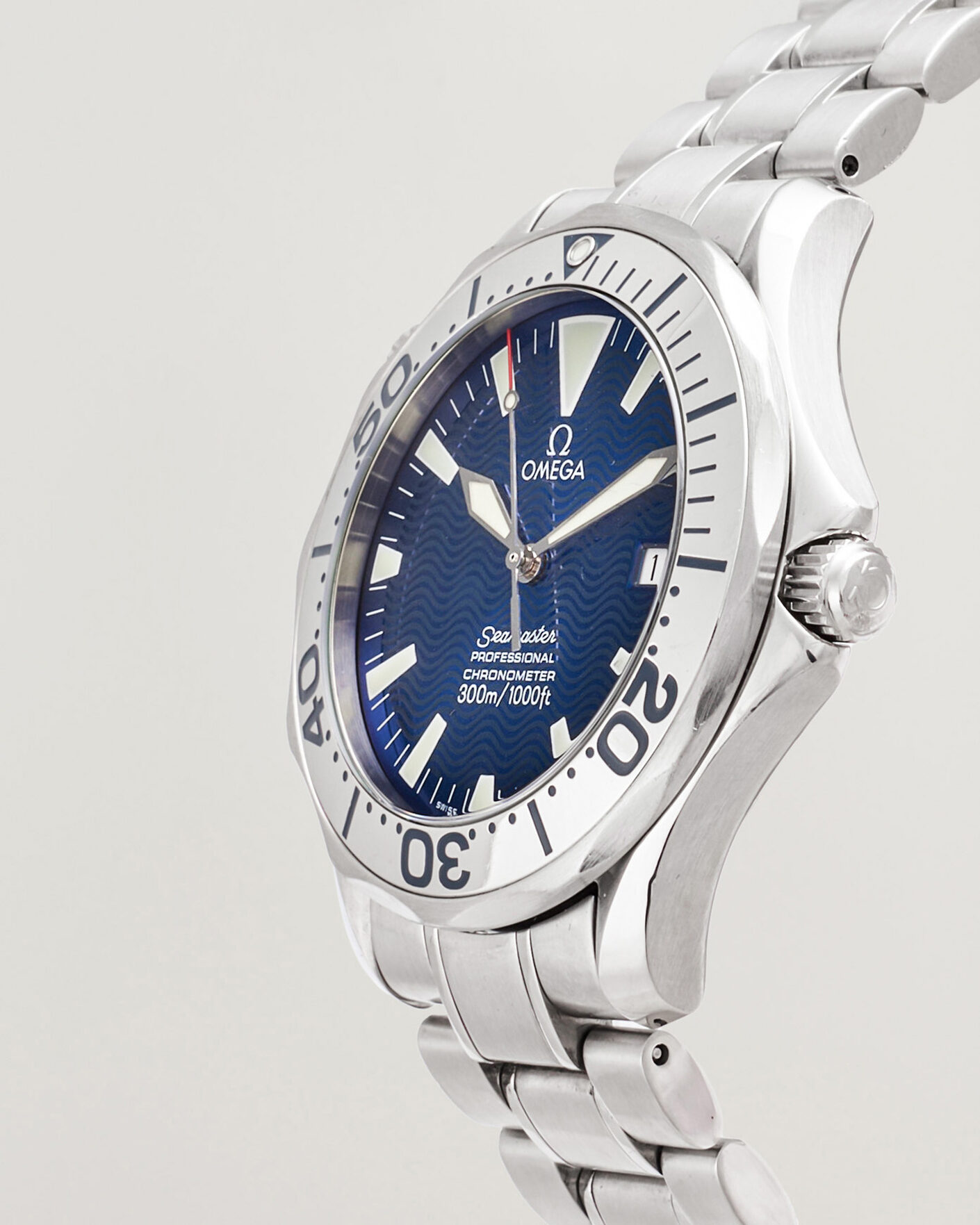Hombres | Pre-Owned & Vintage Watches | Omega Pre-Owned | Seamaster 300M Electric Blue