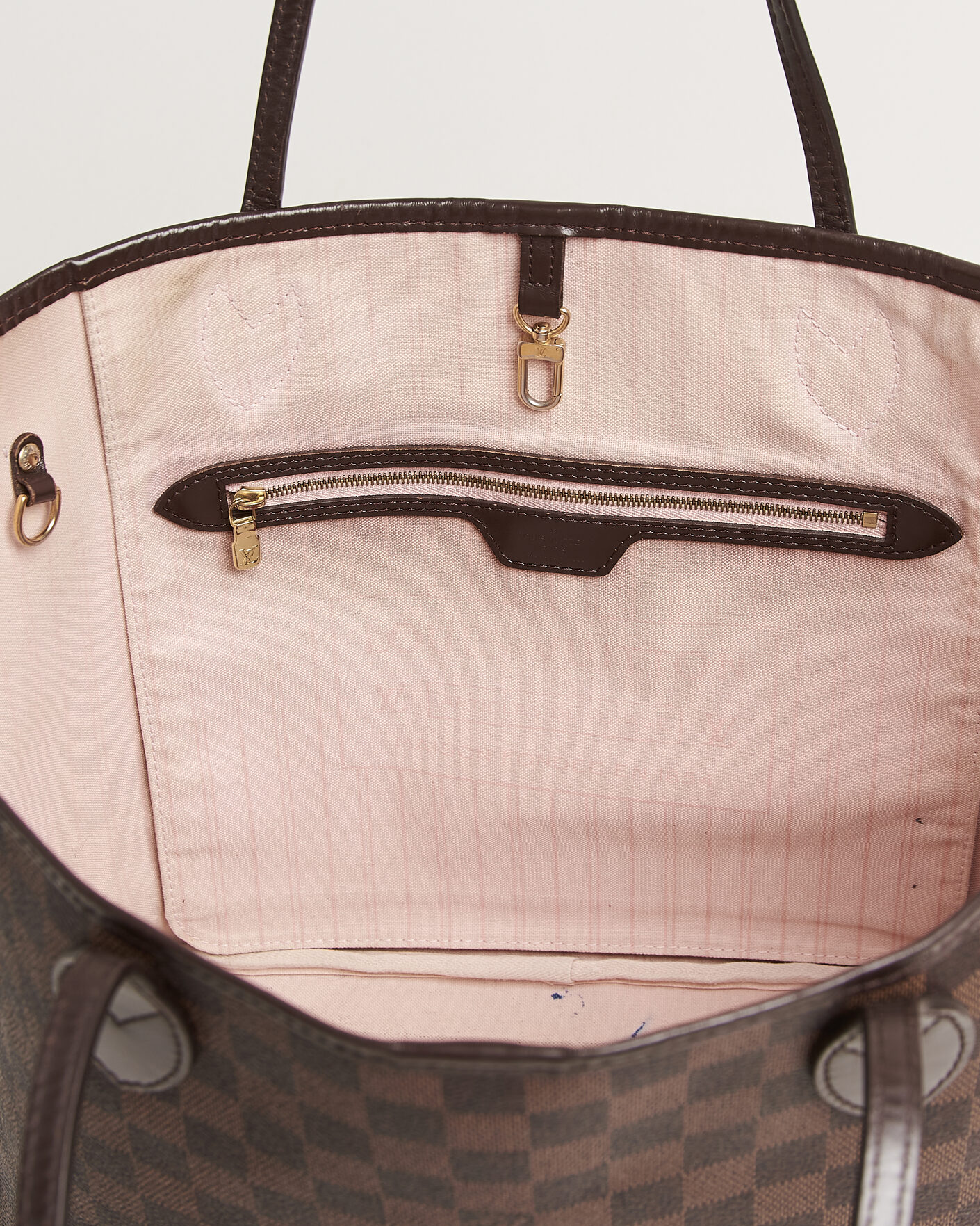 Hombres | Pre-Owned & Vintage Bags | Louis Vuitton Pre-Owned | Neverfull MM Damier Ebene