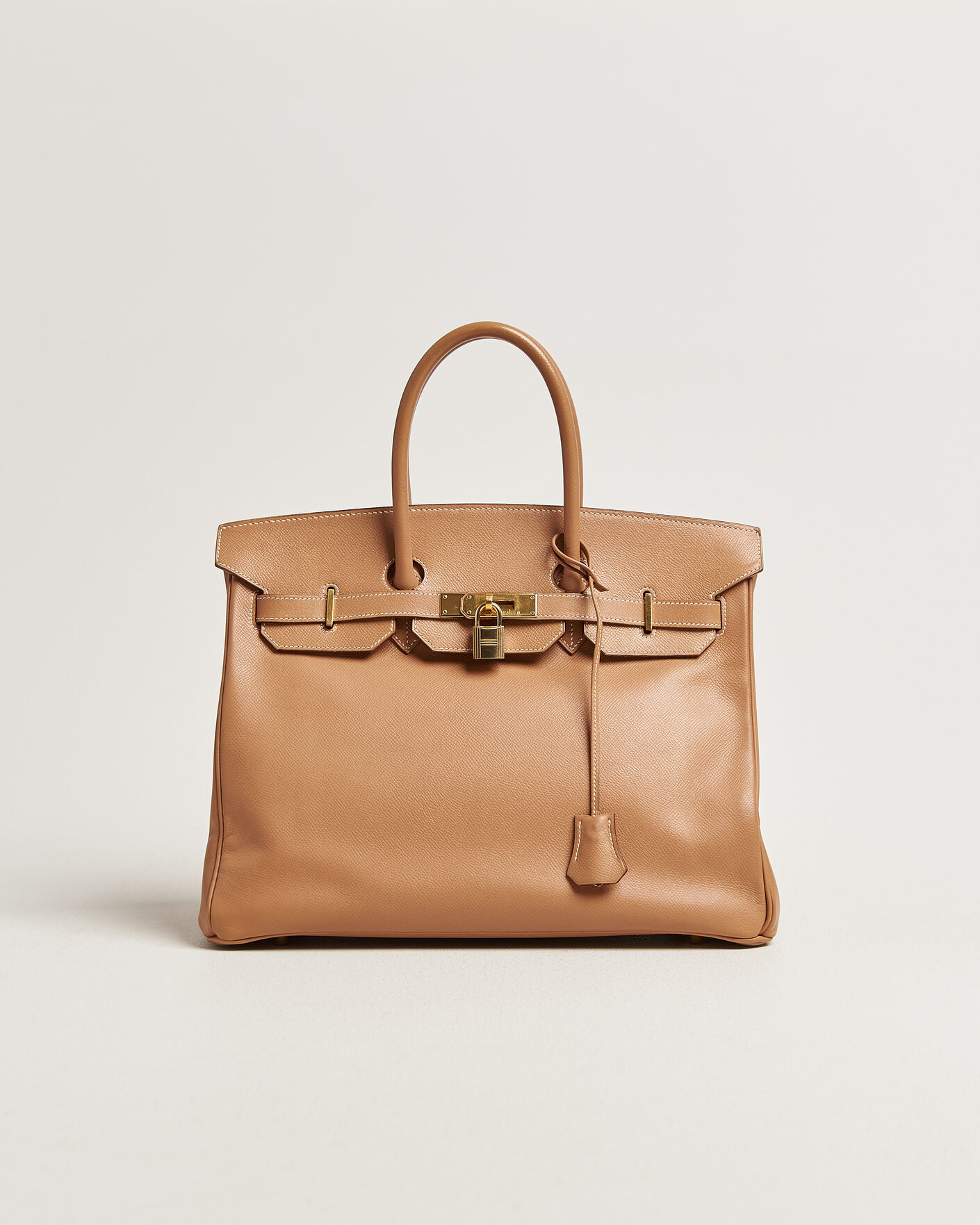 Hombres | Pre-Owned & Vintage Bags | Hermès Pre-Owned | Birkin 35 Courchevel Gold