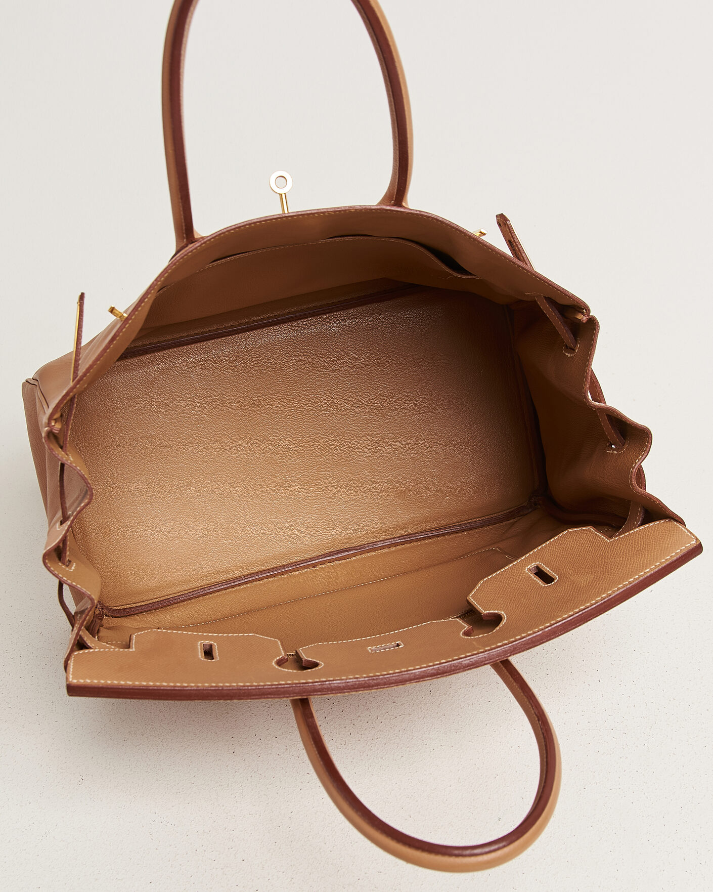 Hombres | Pre-Owned & Vintage Bags | Hermès Pre-Owned | Birkin 35 Courchevel Gold