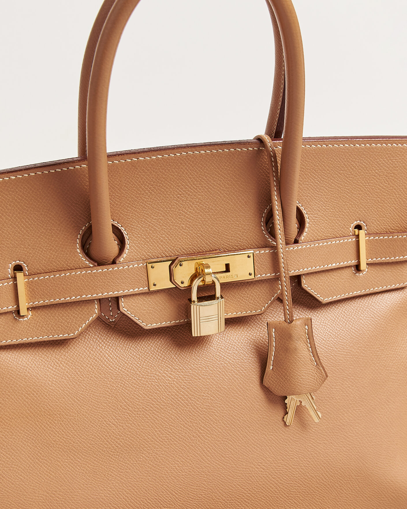 Hombres | Pre-Owned & Vintage Bags | Hermès Pre-Owned | Birkin 35 Courchevel Gold
