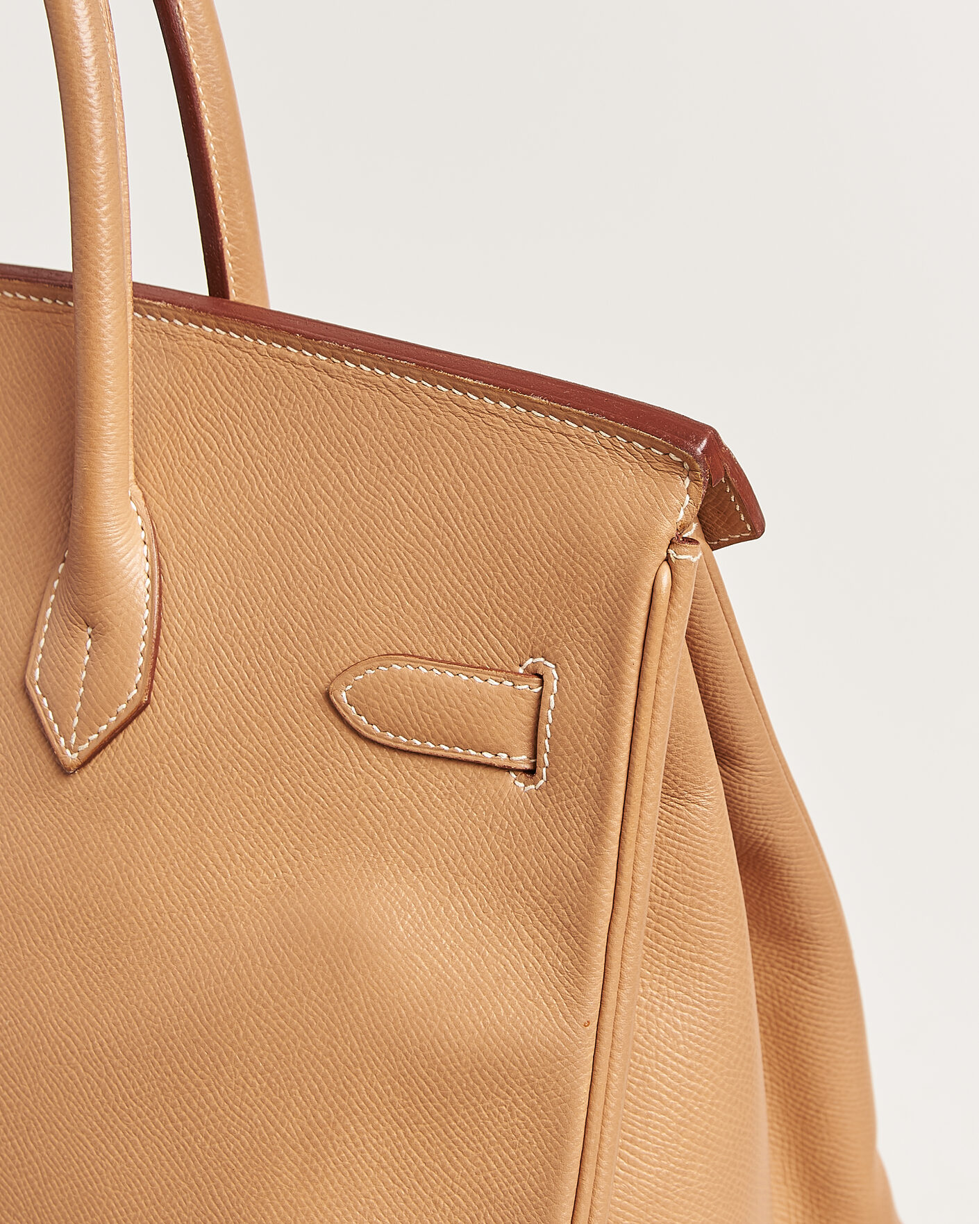 Hombres | Pre-Owned & Vintage Bags | Hermès Pre-Owned | Birkin 35 Courchevel Gold