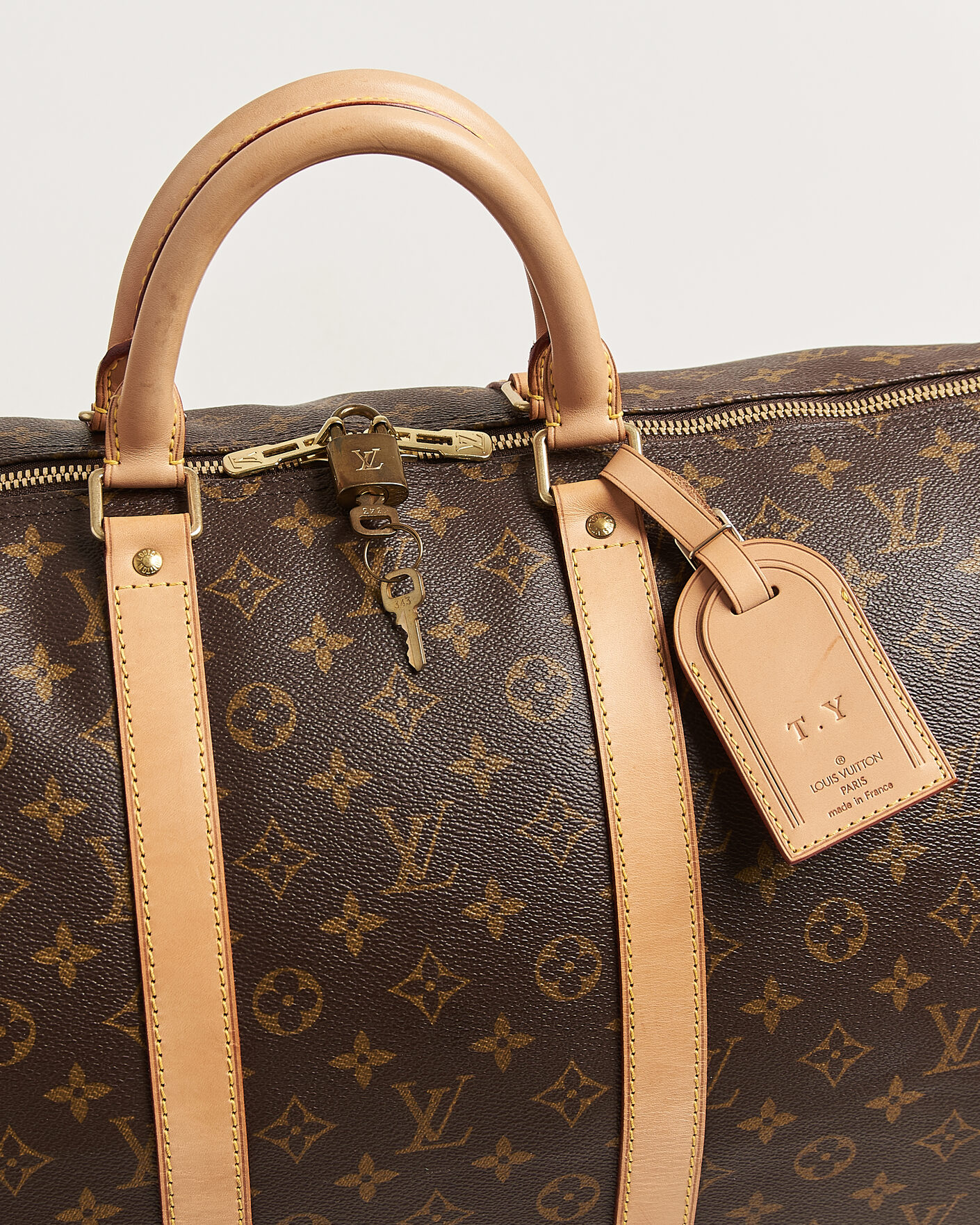 Hombres | Pre-Owned & Vintage Bags | Louis Vuitton Pre-Owned | Keepall Bandouliére 55 Monogram