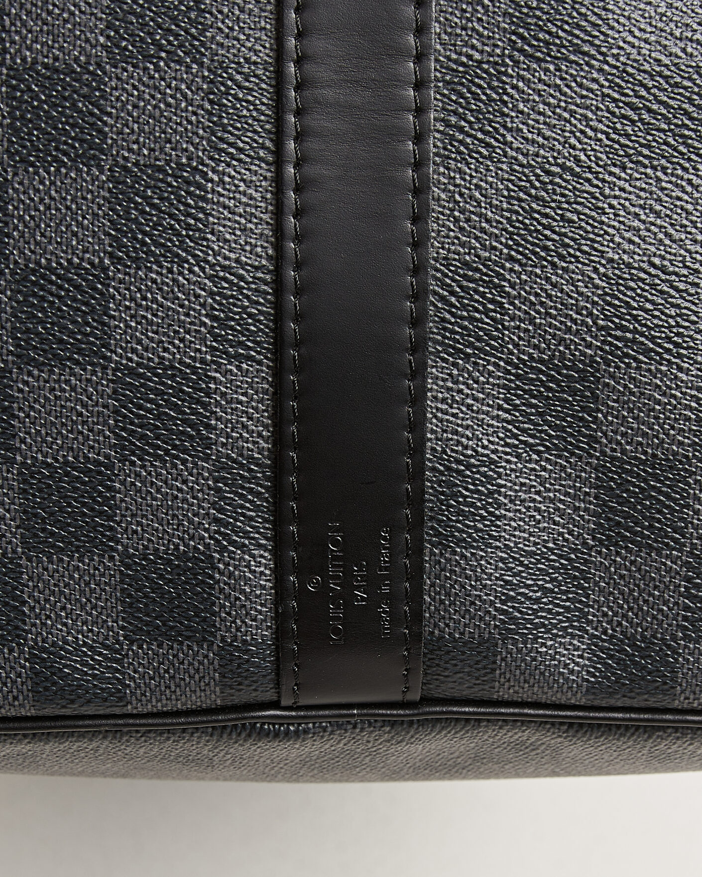 Hombres | Pre-Owned & Vintage Bags | Louis Vuitton Pre-Owned | Keepall Bandouliére 55 Damier Graphite