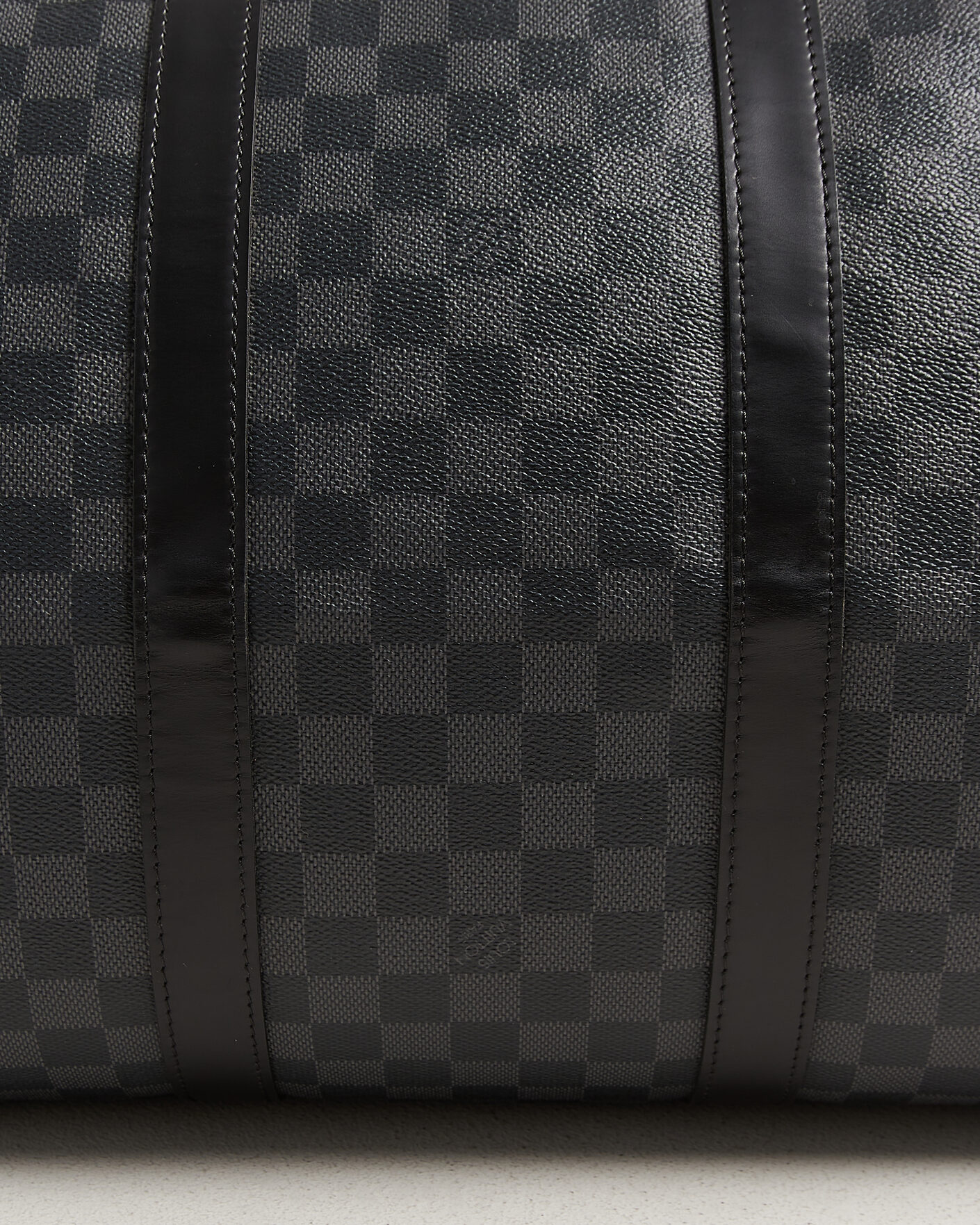 Hombres | Pre-Owned & Vintage Bags | Louis Vuitton Pre-Owned | Keepall Bandouliére 55 Damier Graphite