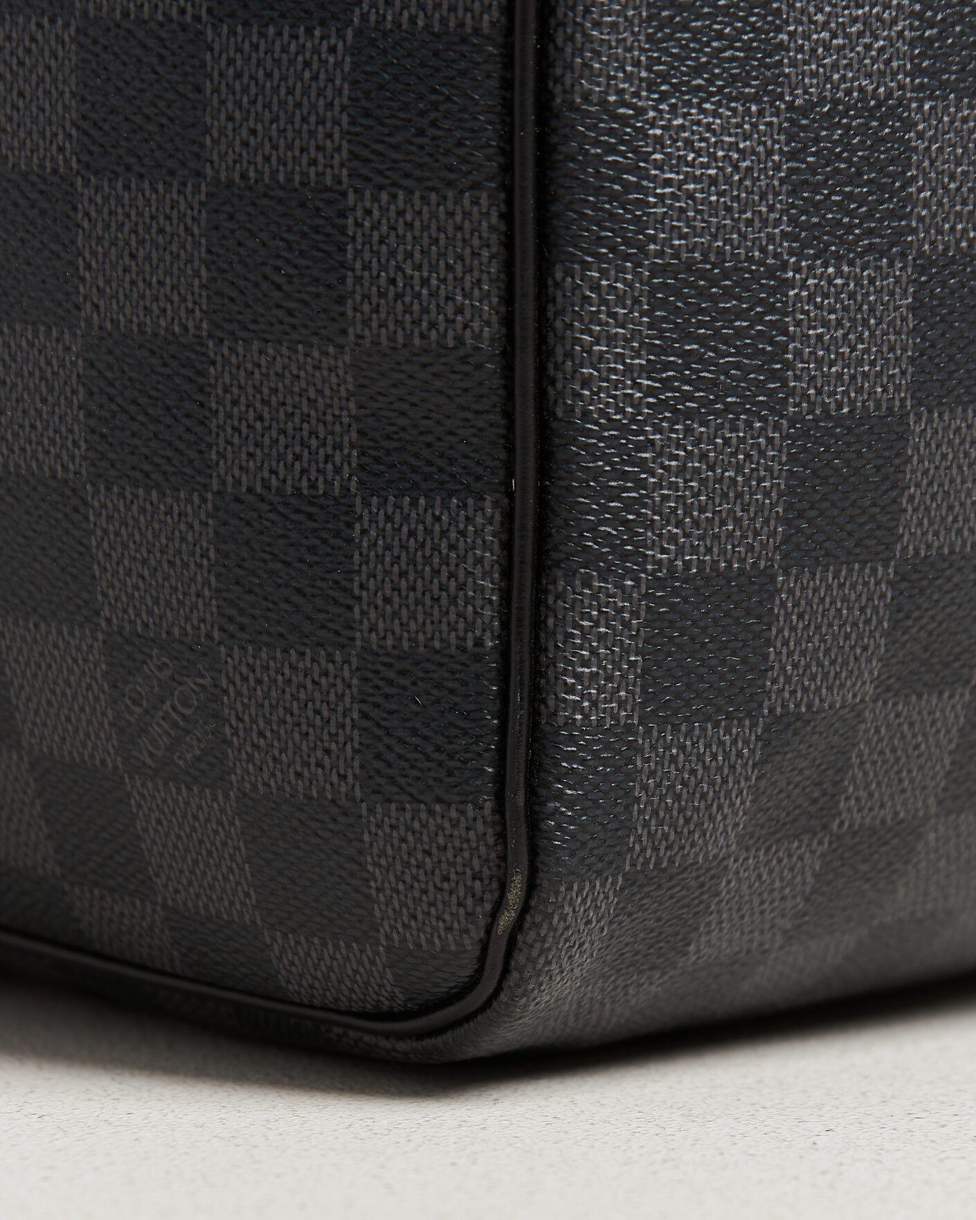 Hombres | Pre-Owned & Vintage Bags | Louis Vuitton Pre-Owned | Keepall Bandouliére 55 Damier Graphite