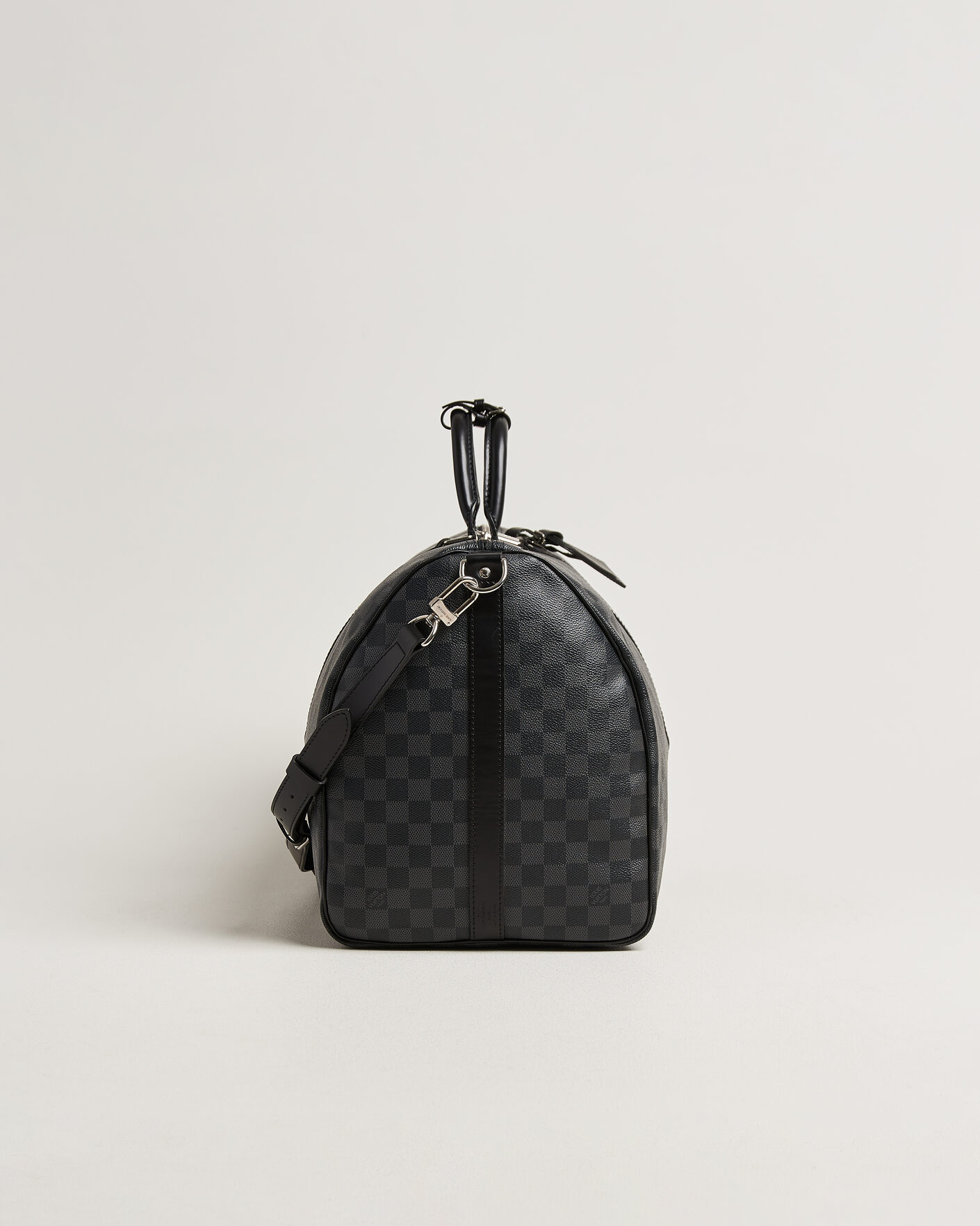 Hombres | Pre-Owned & Vintage Bags | Louis Vuitton Pre-Owned | Keepall Bandouliére 55 Damier Graphite