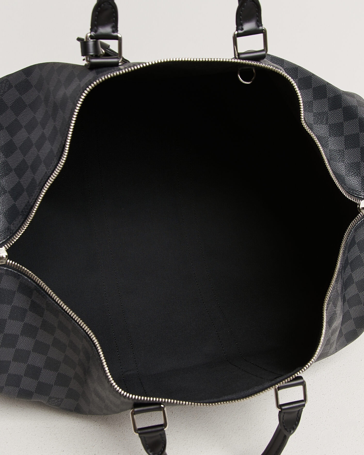 Hombres | Pre-Owned & Vintage Bags | Louis Vuitton Pre-Owned | Keepall Bandouliére 55 Damier Graphite