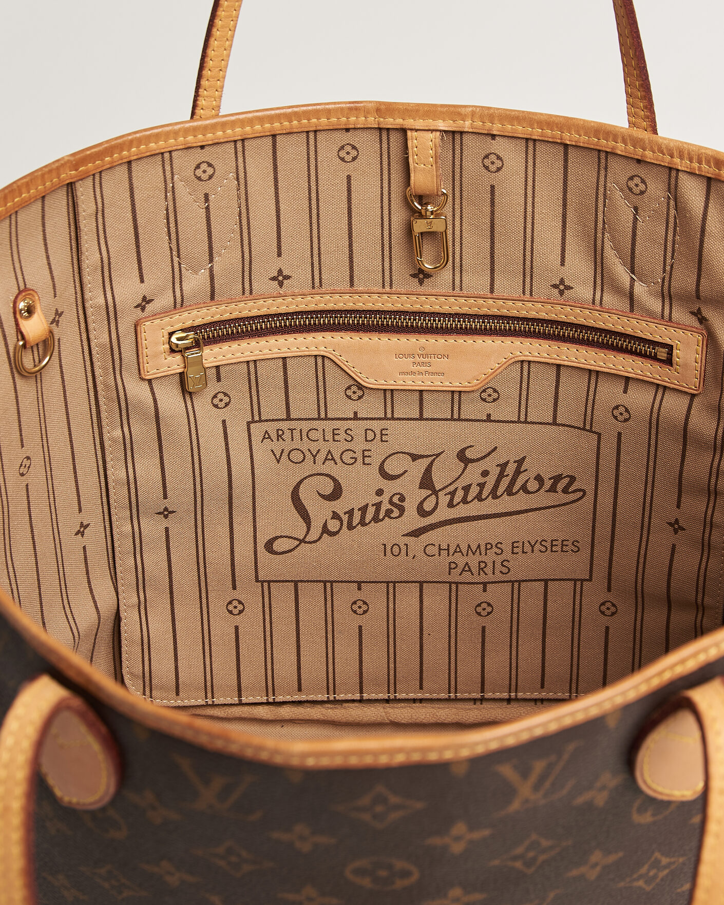 Hombres | Pre-Owned & Vintage Bags | Louis Vuitton Pre-Owned | Neverfull MM Monogram