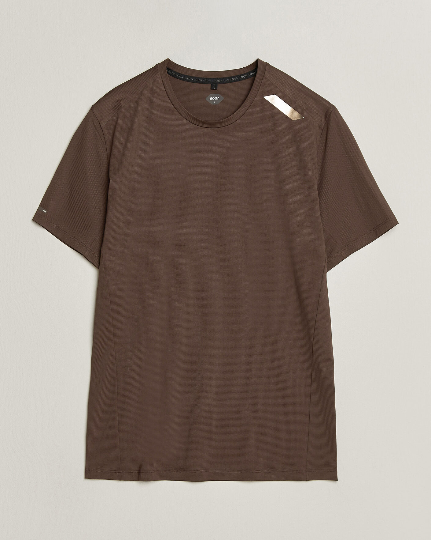 Hombres | Camisetas | SOAR Running | Eco Tech T-Shirt Brown