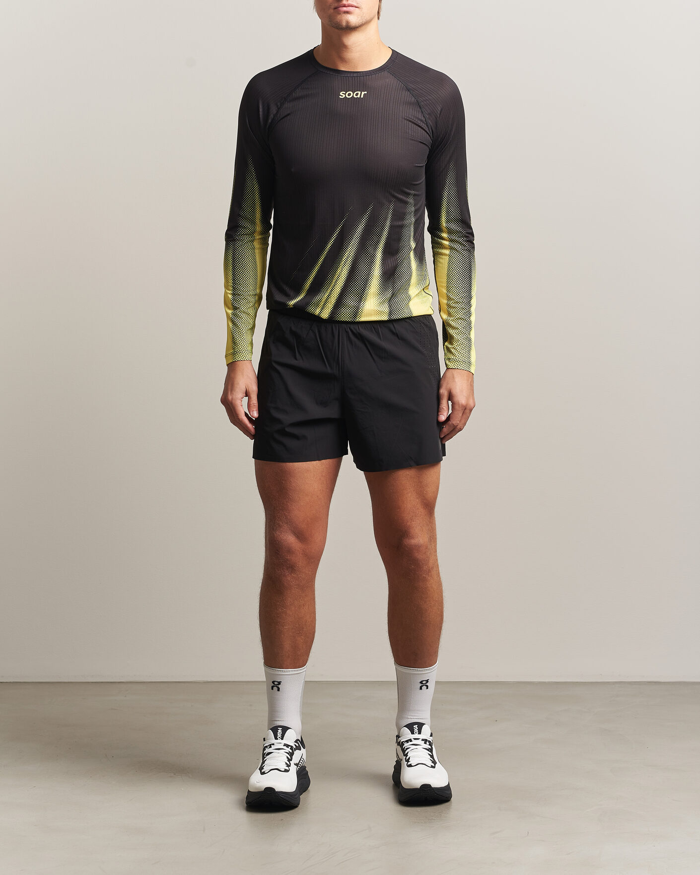 Hombres | Pantalones cortos | SOAR Running | Run Shorts Black
