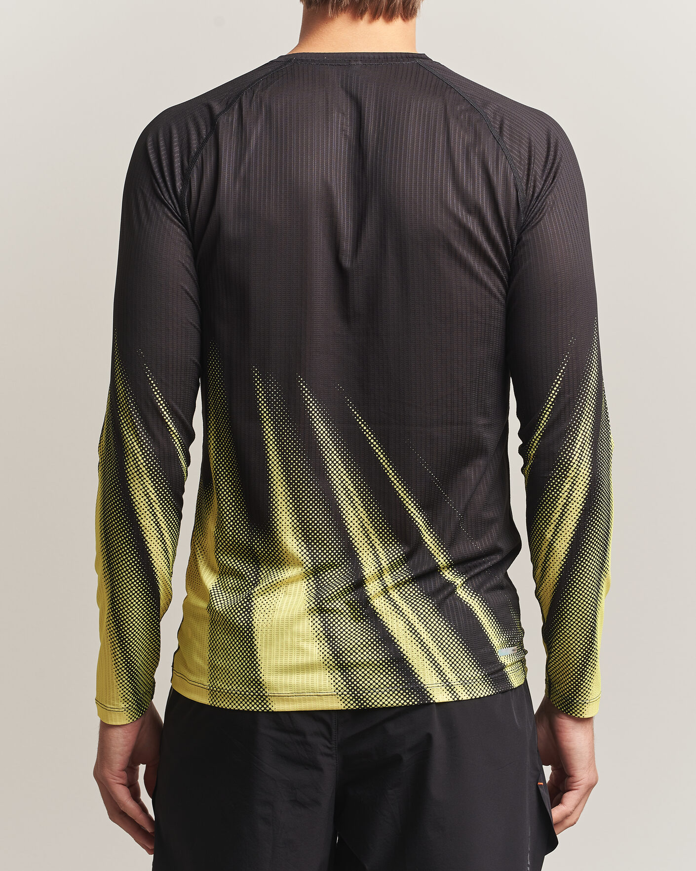 Hombres | Camisetas | SOAR Running | LS Race Base Yellow/Black