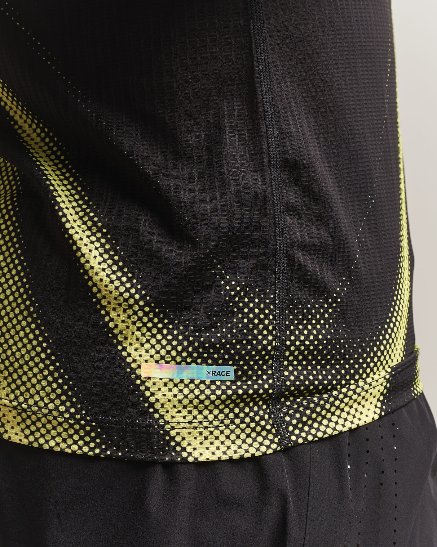 Hombres | Camisetas | SOAR Running | LS Race Base Yellow/Black
