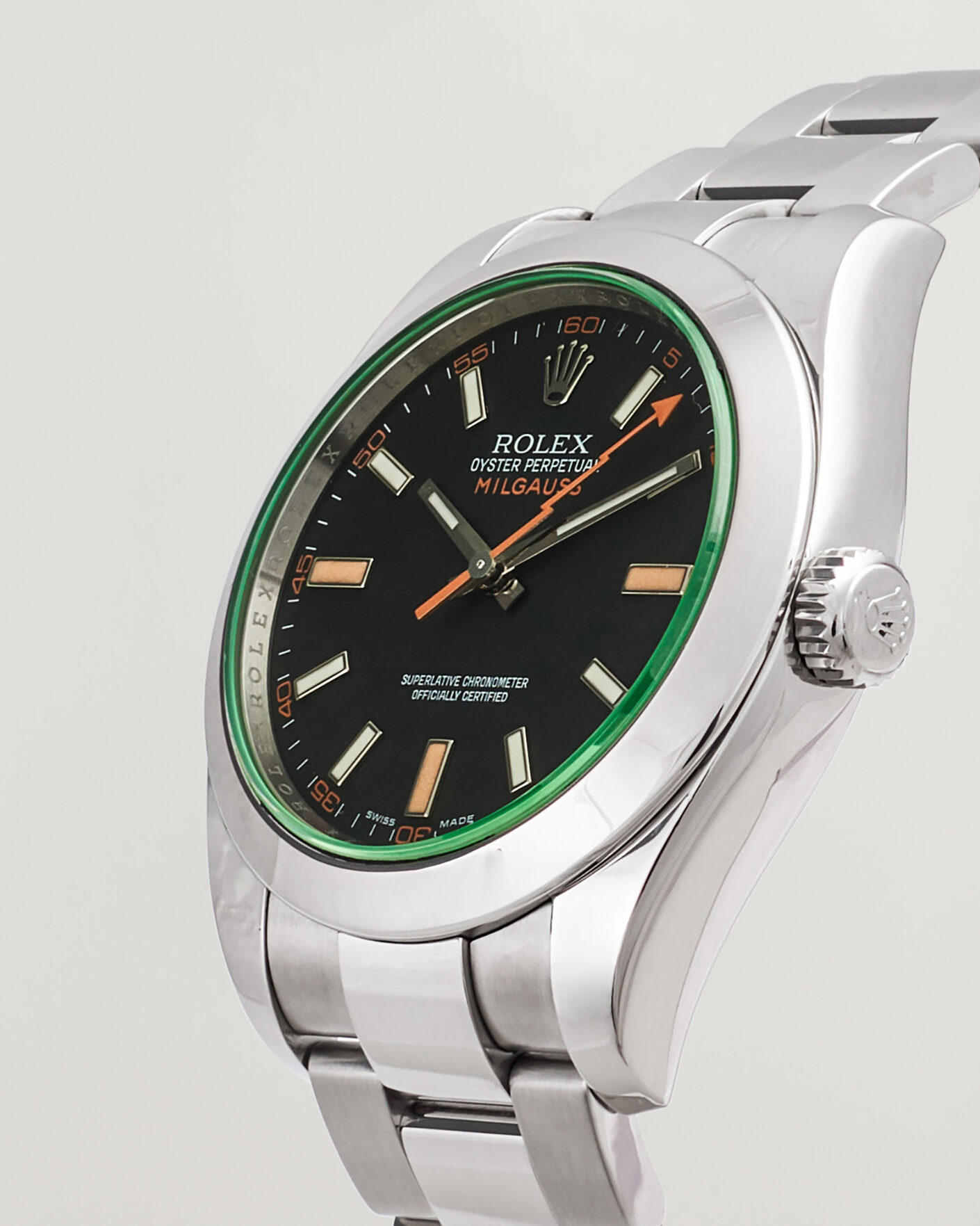 Hombres | Pre-Owned & Vintage Watches | Rolex Pre-Owned | Milgauss Green