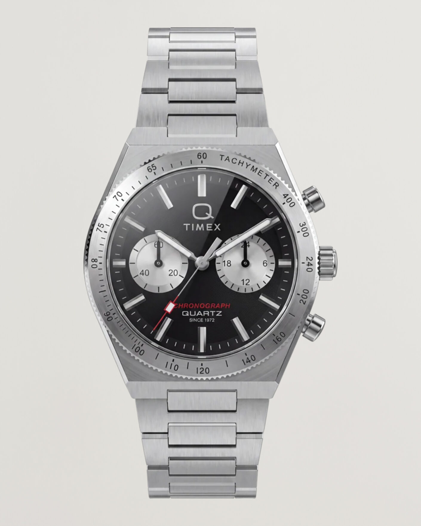 Hombres | Timex Q Continental Chronograph 36mm Black Dial | Timex | Q Continental Chronograph 36mm Black Dial