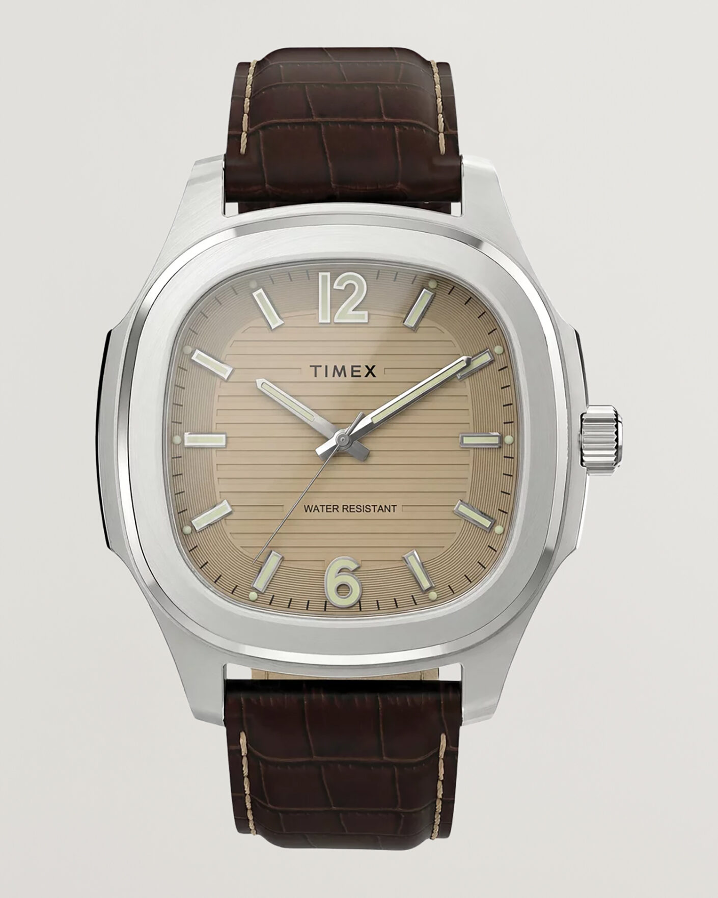 Hombres | Timex Marquee Quartz Leather Strap 41mm Khaki Dial | Timex | Marquee Quartz Leather Strap 41mm Khaki Dial