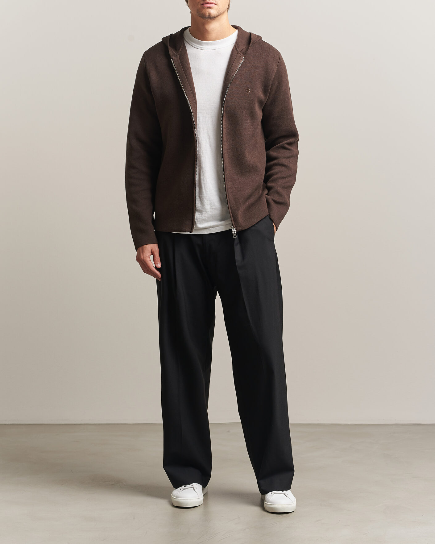 Hombres | Jerséis y prendas de punto | Samsøe Samsøe | Niklas Full Zip Hoodie Delicioso
