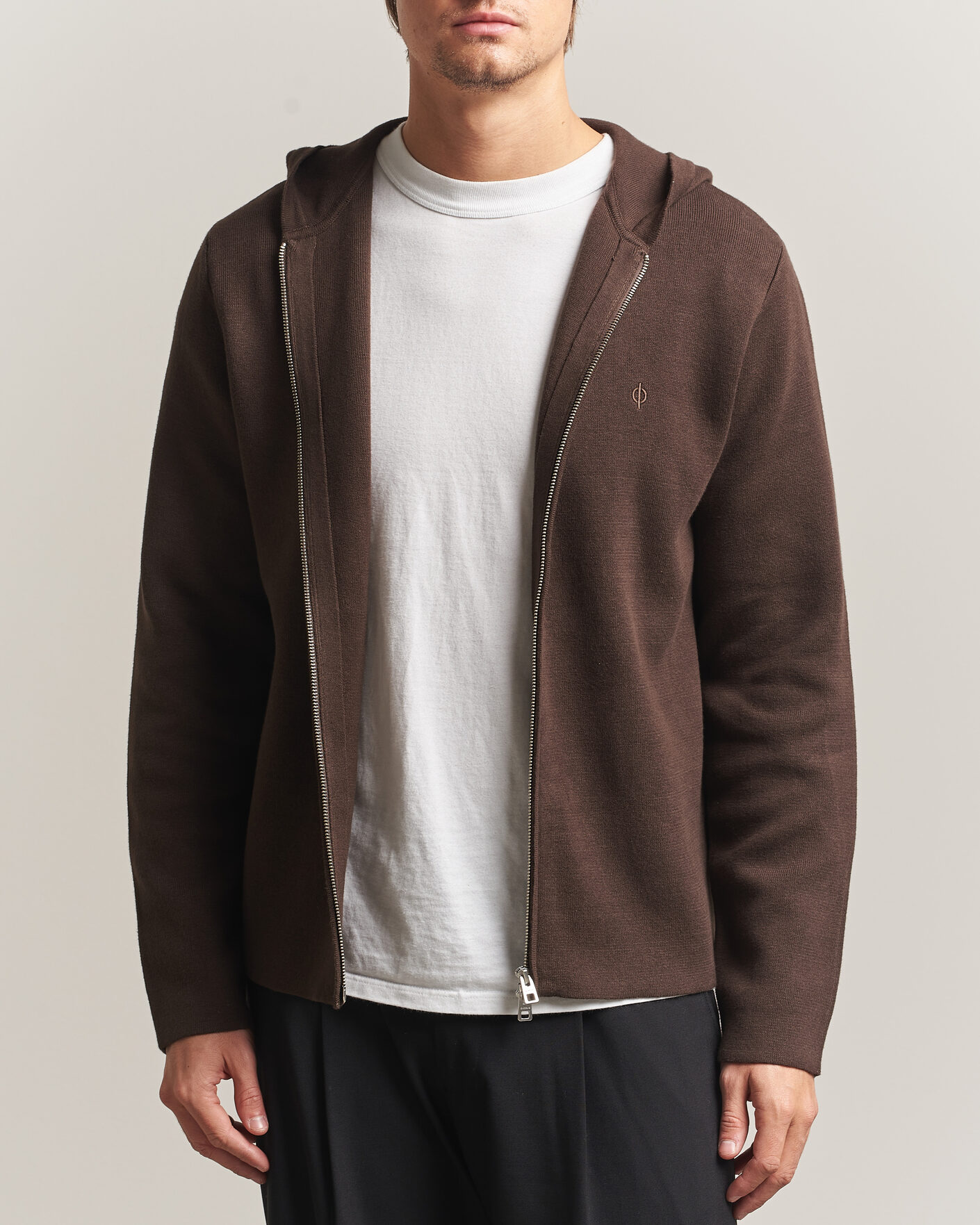 Hombres | Jerséis y prendas de punto | Samsøe Samsøe | Niklas Full Zip Hoodie Delicioso