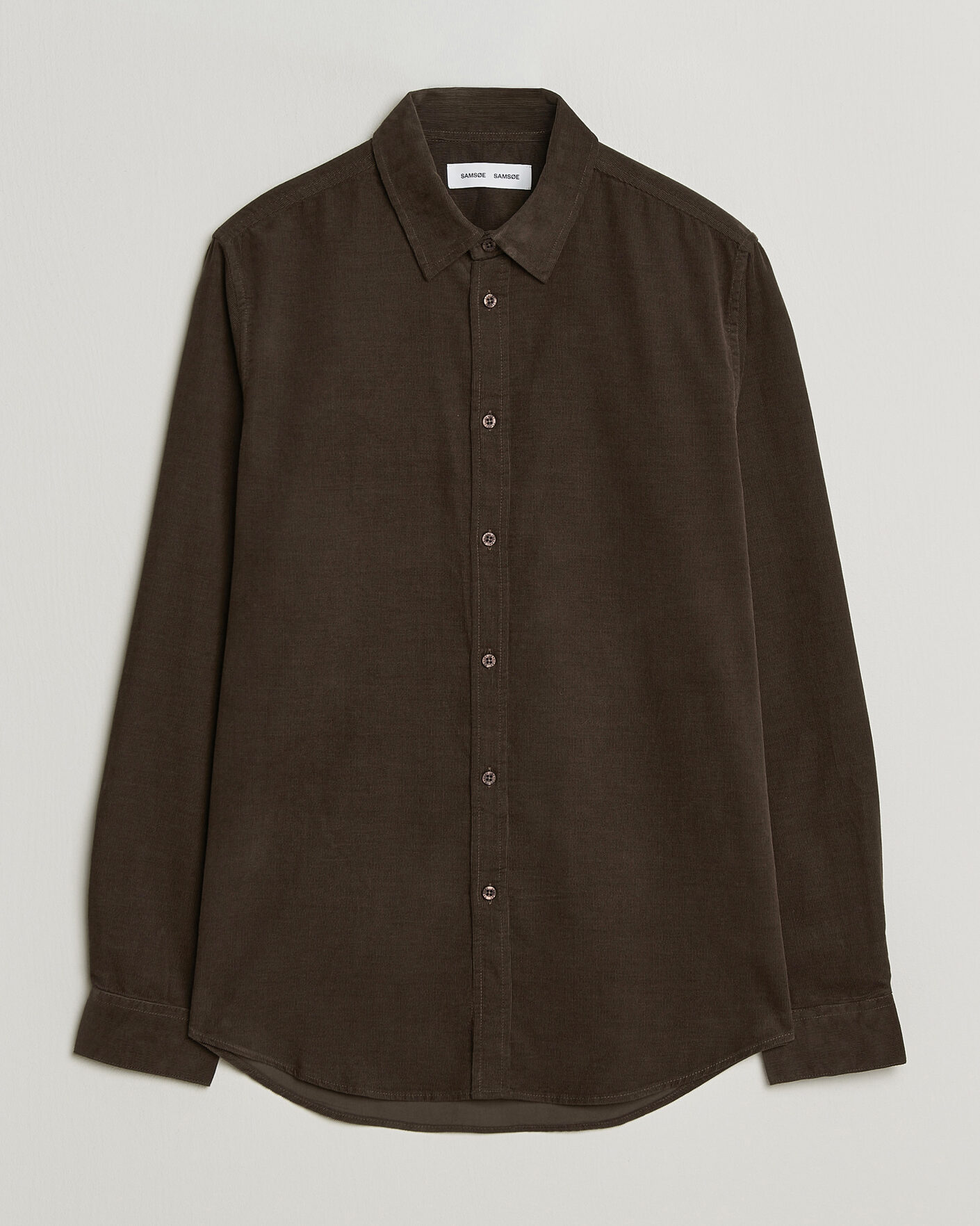 Hombres | Camisas | Samsøe Samsøe | Liam Baby Cord Checked Shirt Delicioso
