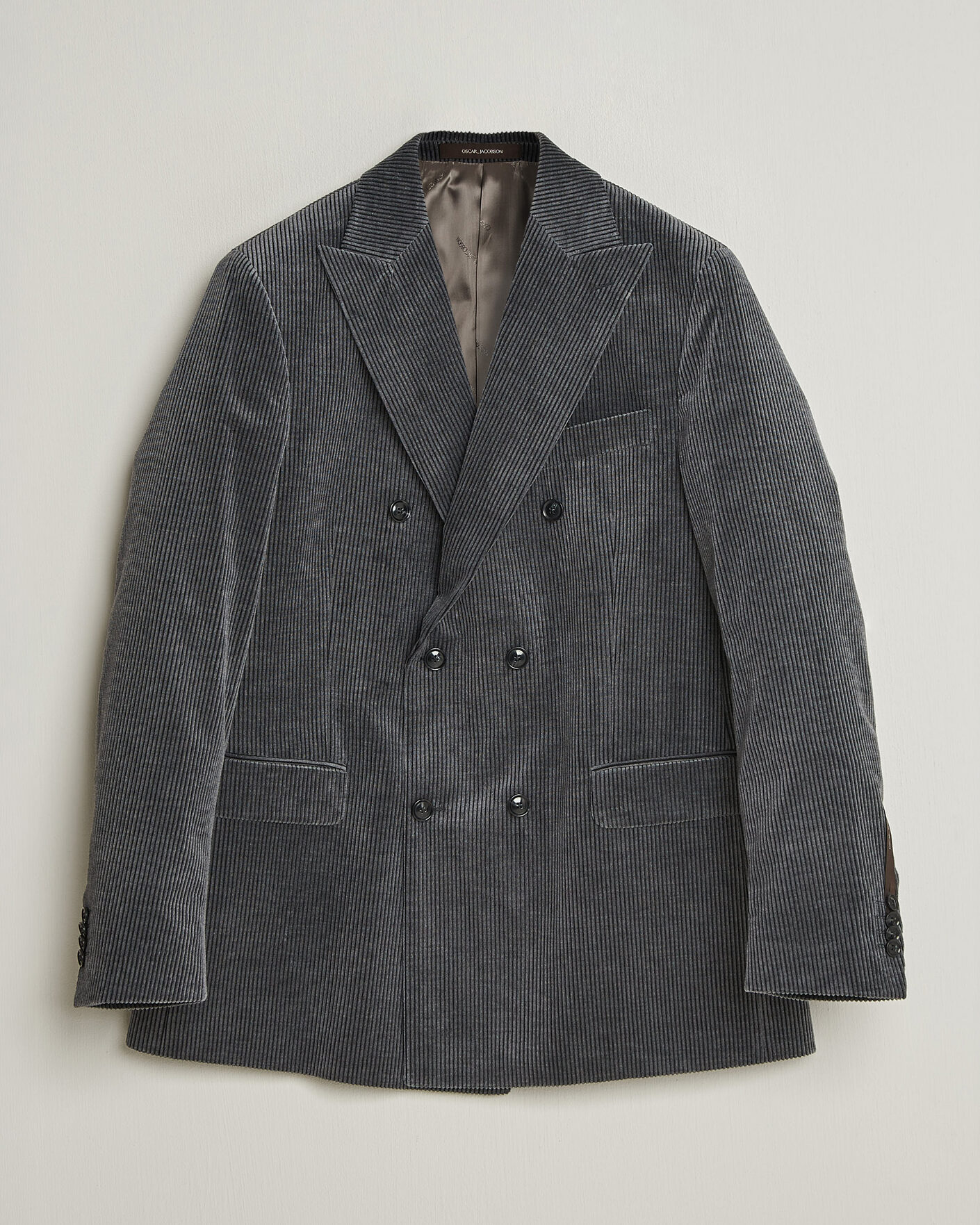 Hombres | Blazers | Oscar Jacobson | Farris Corduroy Blazer Grey