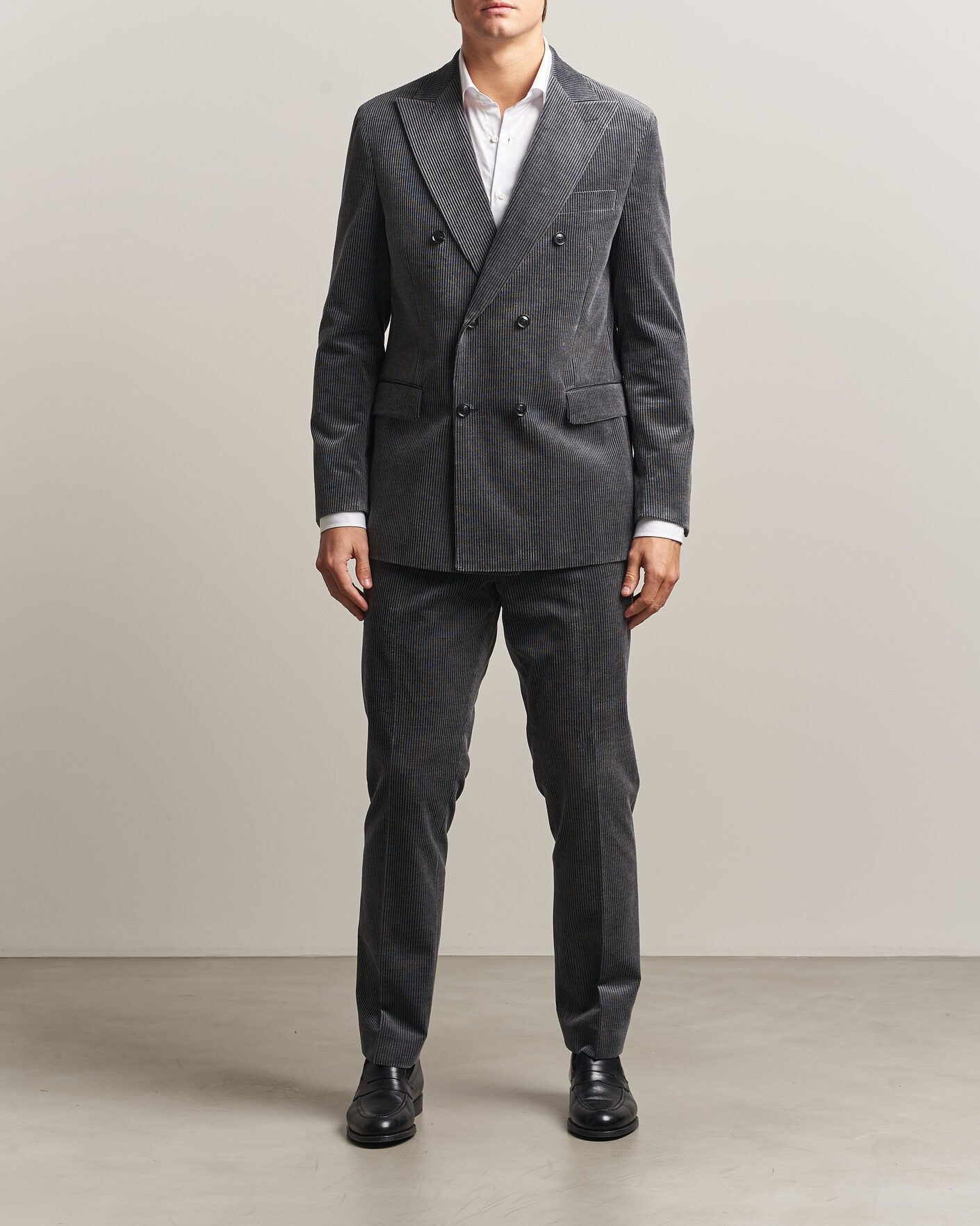 Hombres | Blazers | Oscar Jacobson | Farris Corduroy Blazer Grey