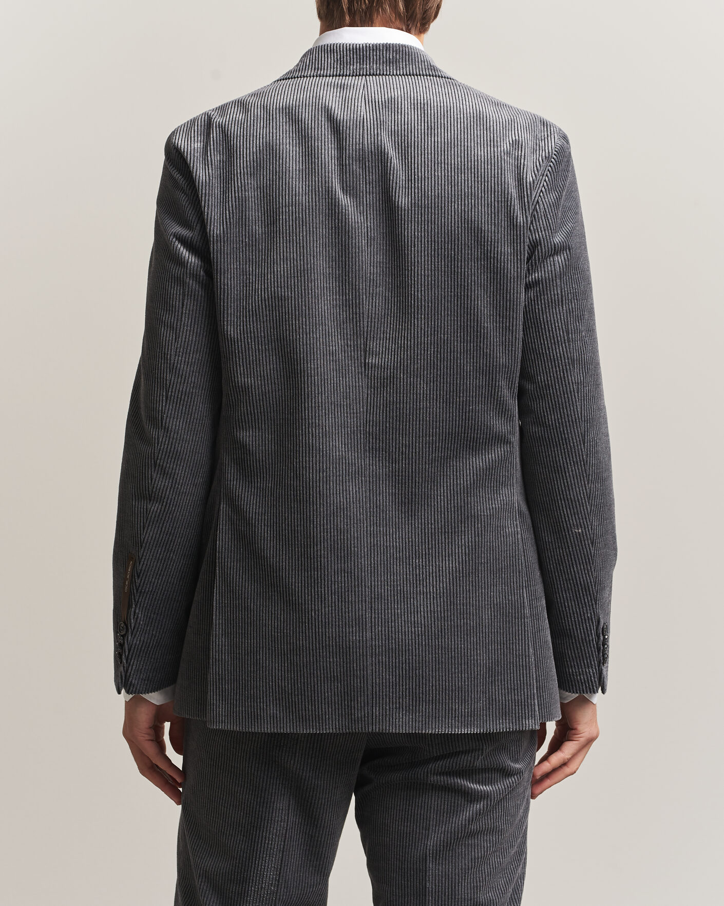 Hombres | Blazers | Oscar Jacobson | Farris Corduroy Blazer Grey