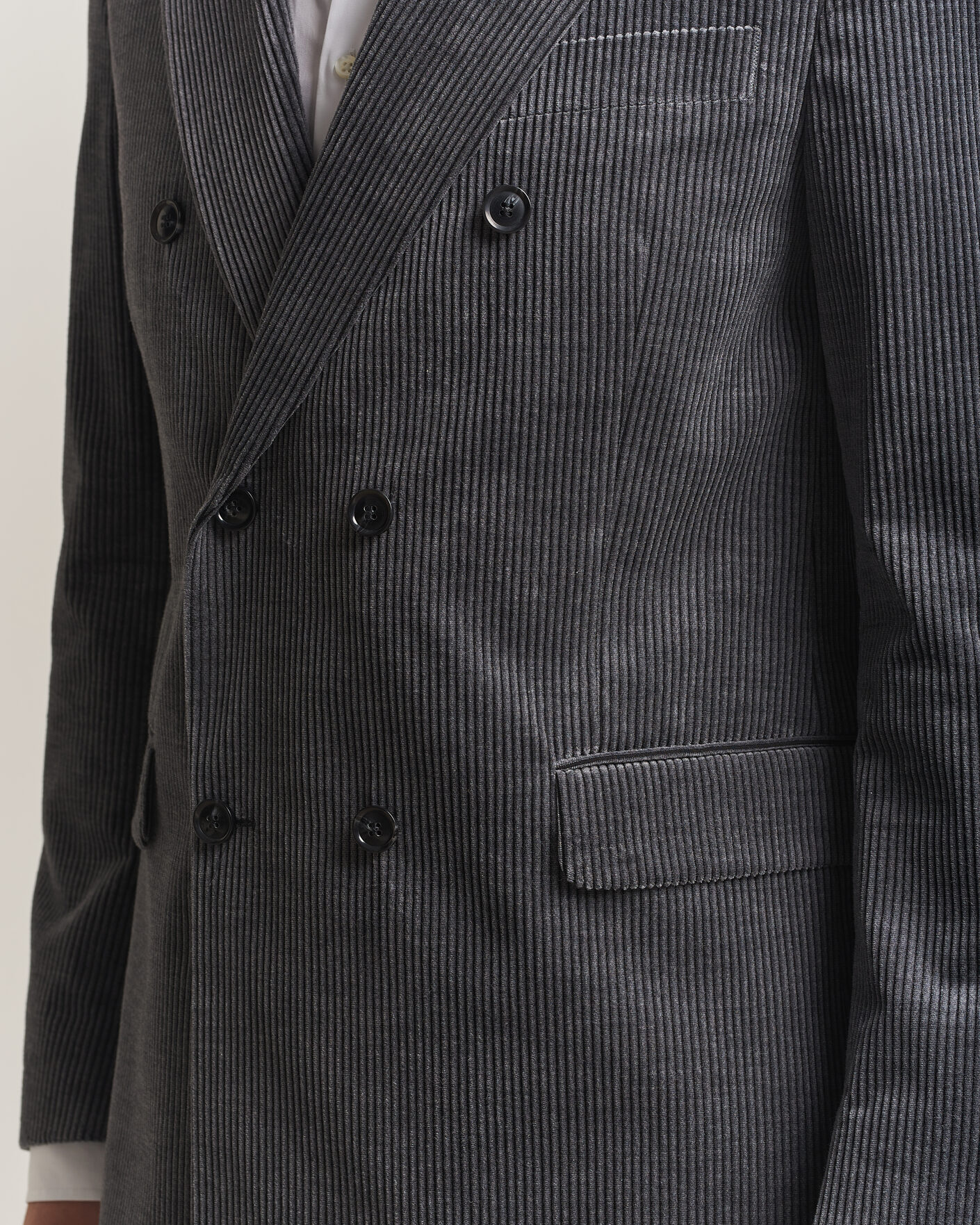 Hombres | Blazers | Oscar Jacobson | Farris Corduroy Blazer Grey