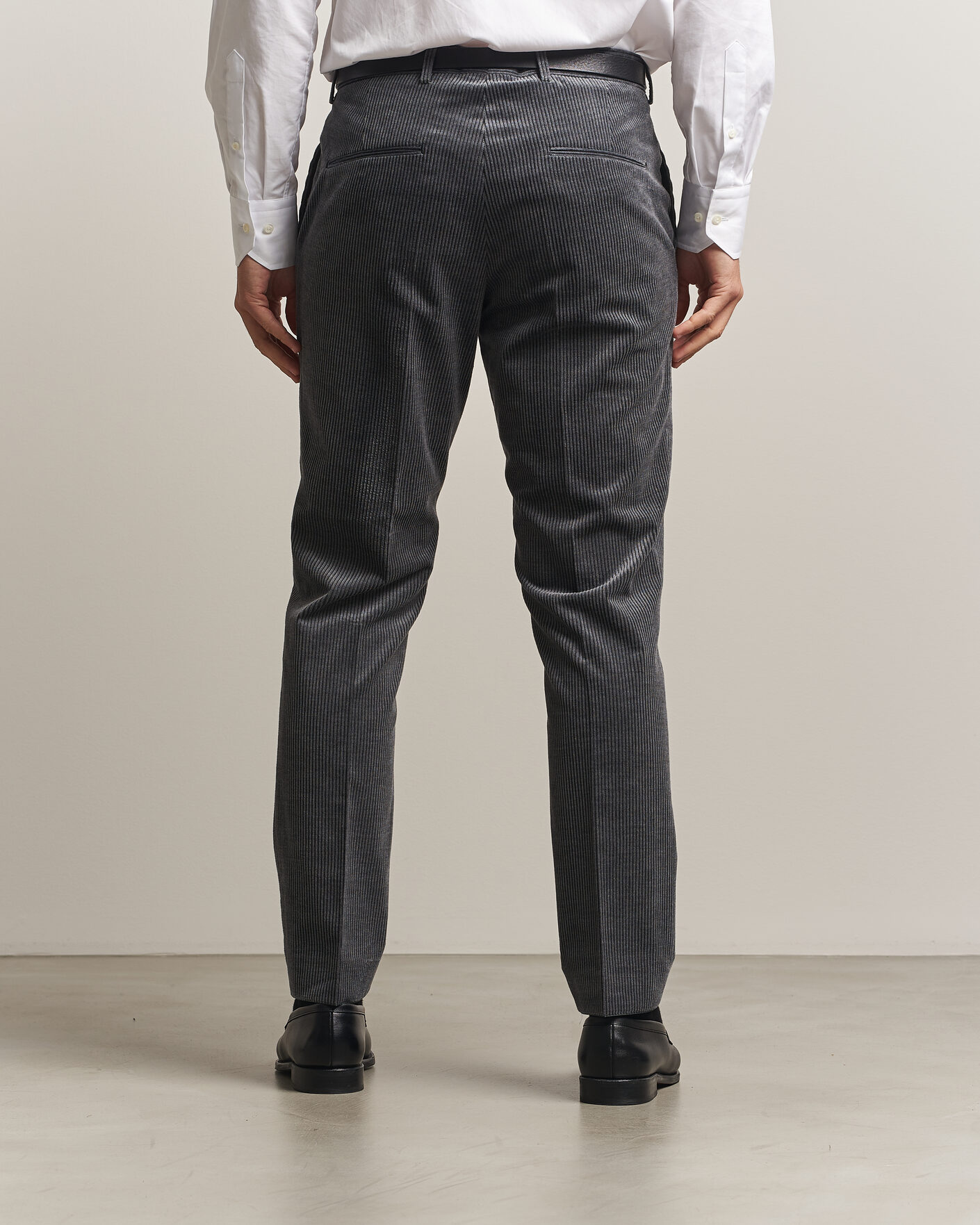 Hombres | Pantalones | Oscar Jacobson | Dandy Corduroy Trousers Grey