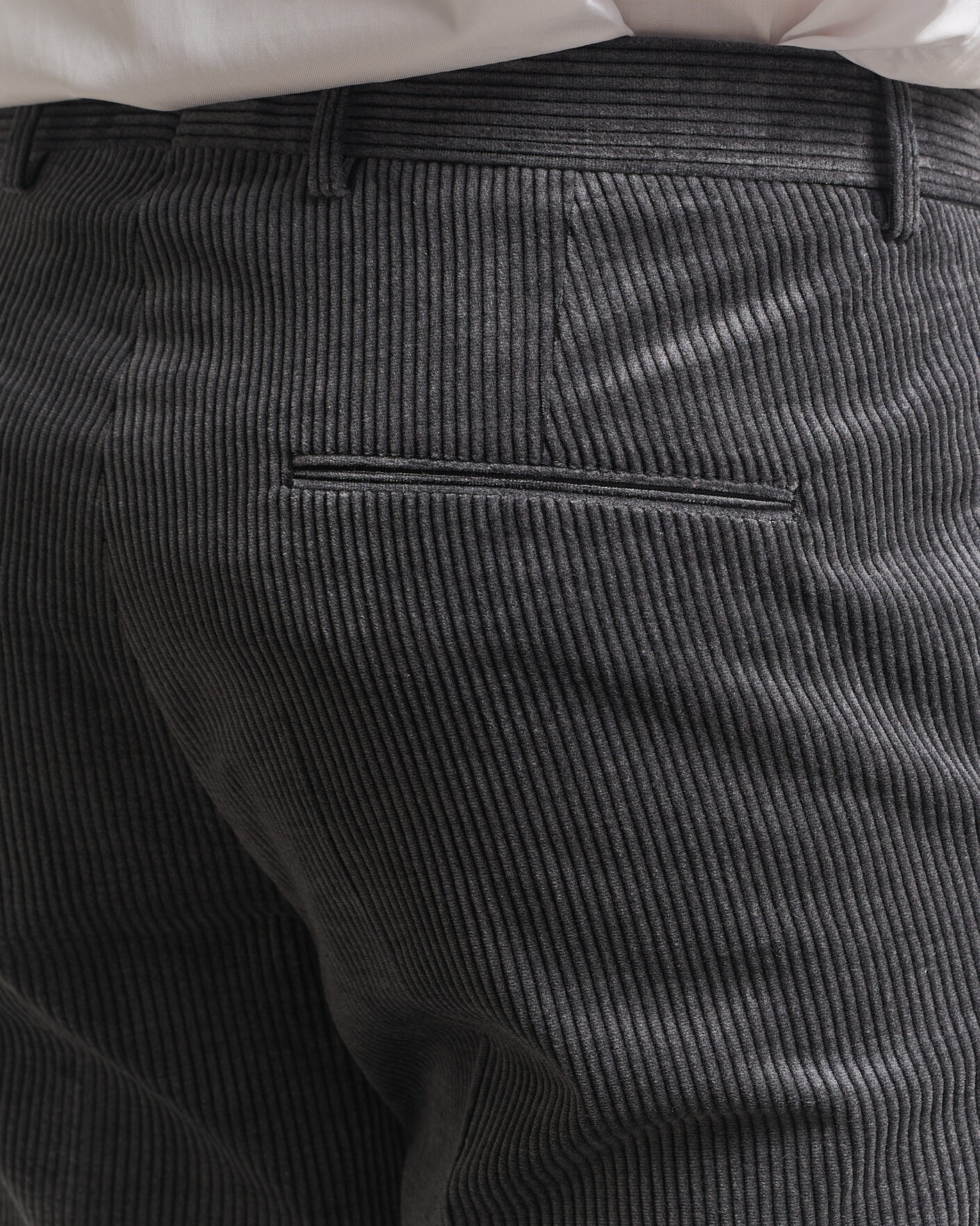 Hombres | Pantalones | Oscar Jacobson | Dandy Corduroy Trousers Grey