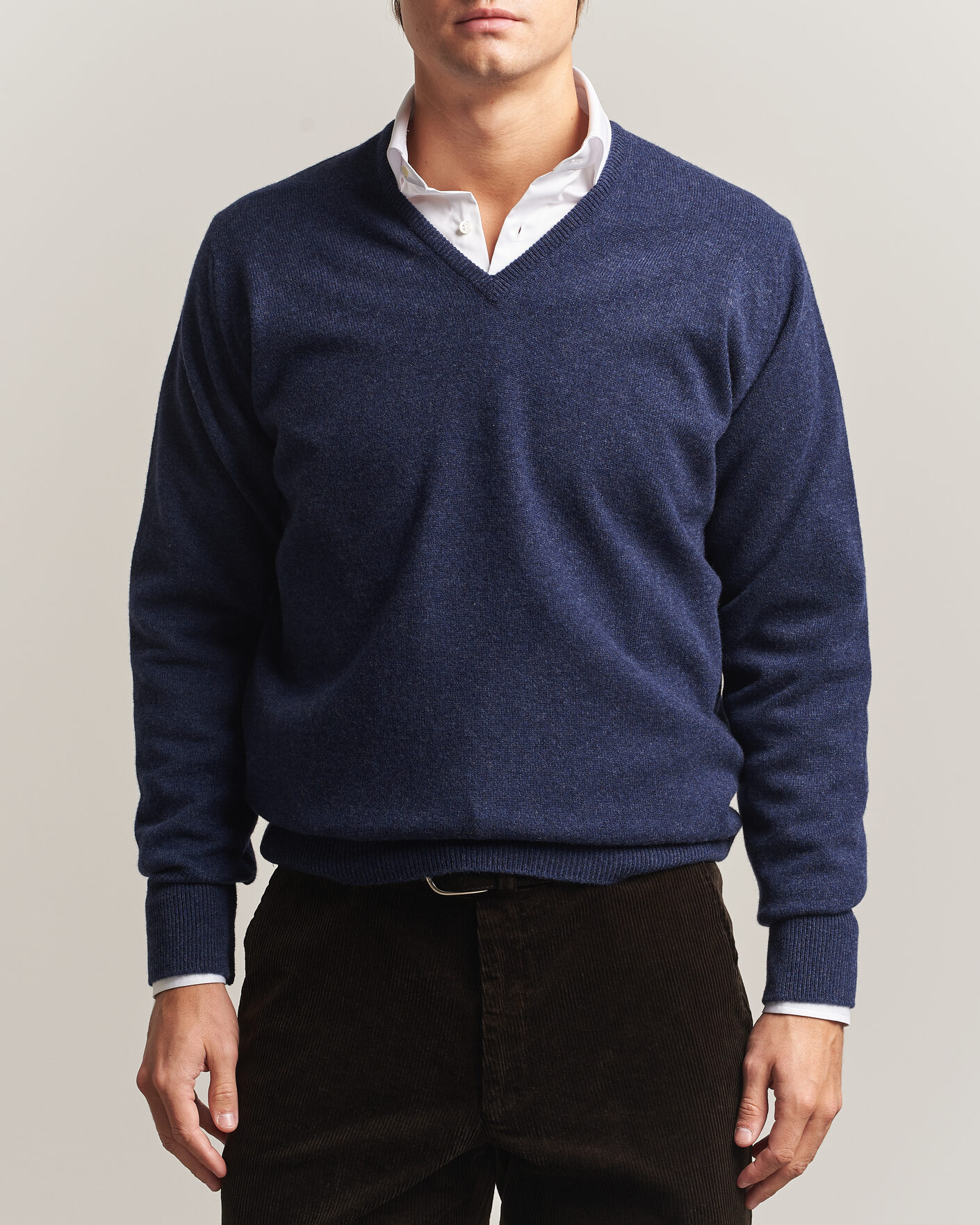 Hombres | Jerséis y prendas de punto | William Lockie | Rob Lambswool V-Neck Astra