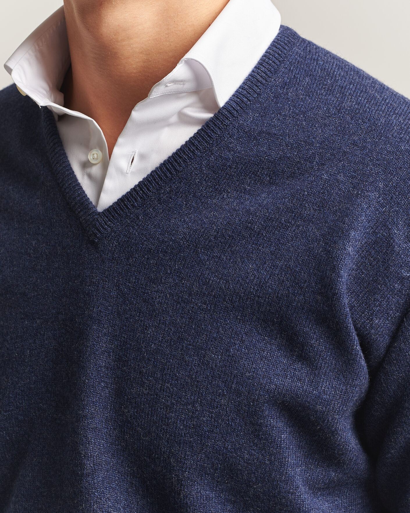 Hombres | Jerséis y prendas de punto | William Lockie | Rob Lambswool V-Neck Astra