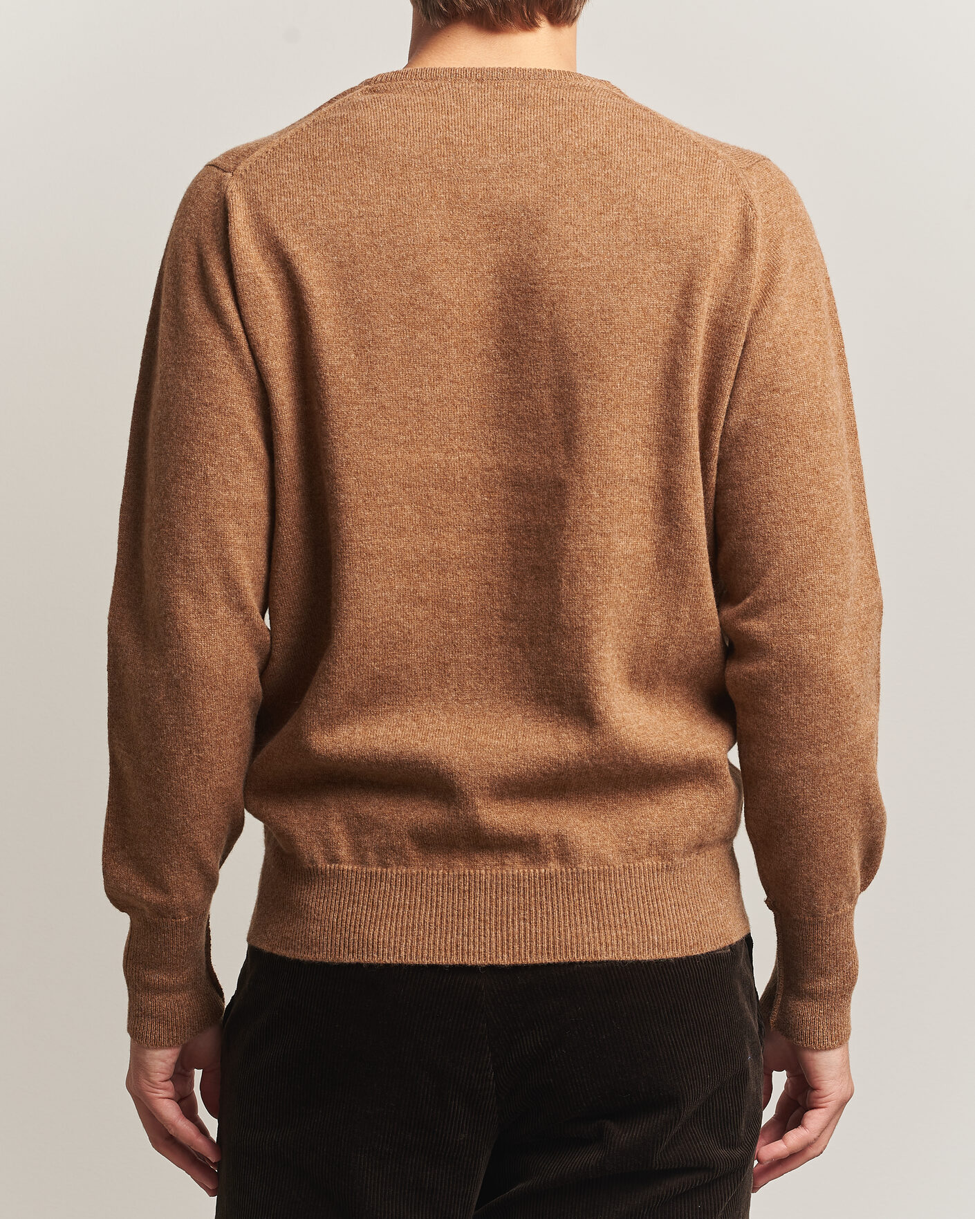 Hombres | Jerséis y prendas de punto | William Lockie | Rob Lambswool Crewneck Driftwood