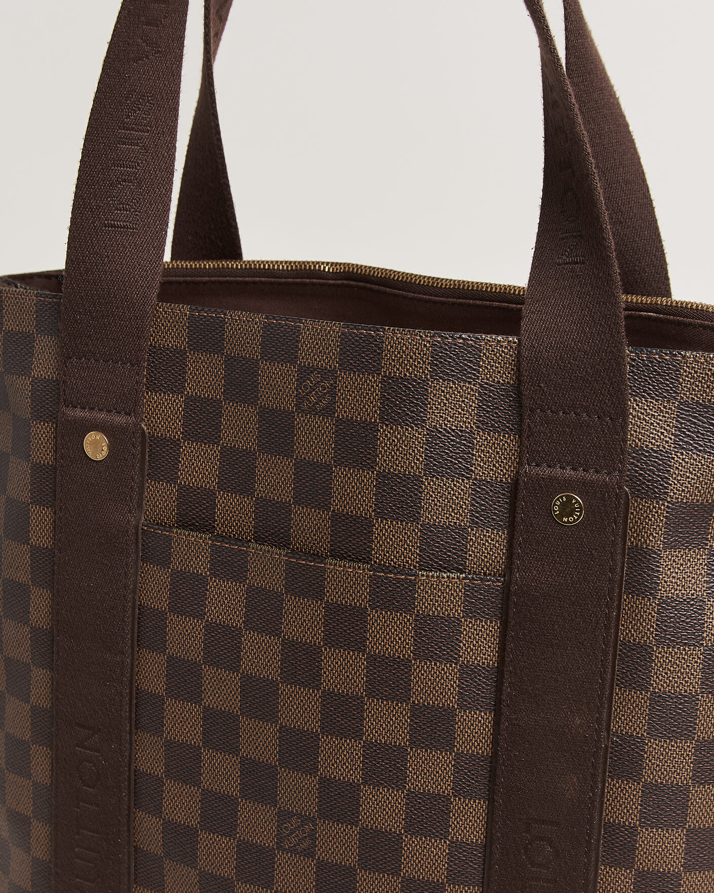 Hombres | Pre-Owned & Vintage Bags | Louis Vuitton Pre-Owned | Cabas Bobur Tote Bag Damier Ebene