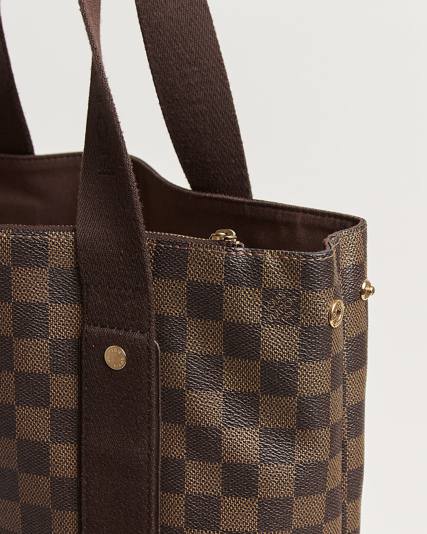 Hombres | Pre-Owned & Vintage Bags | Louis Vuitton Pre-Owned | Cabas Bobur Tote Bag Damier Ebene