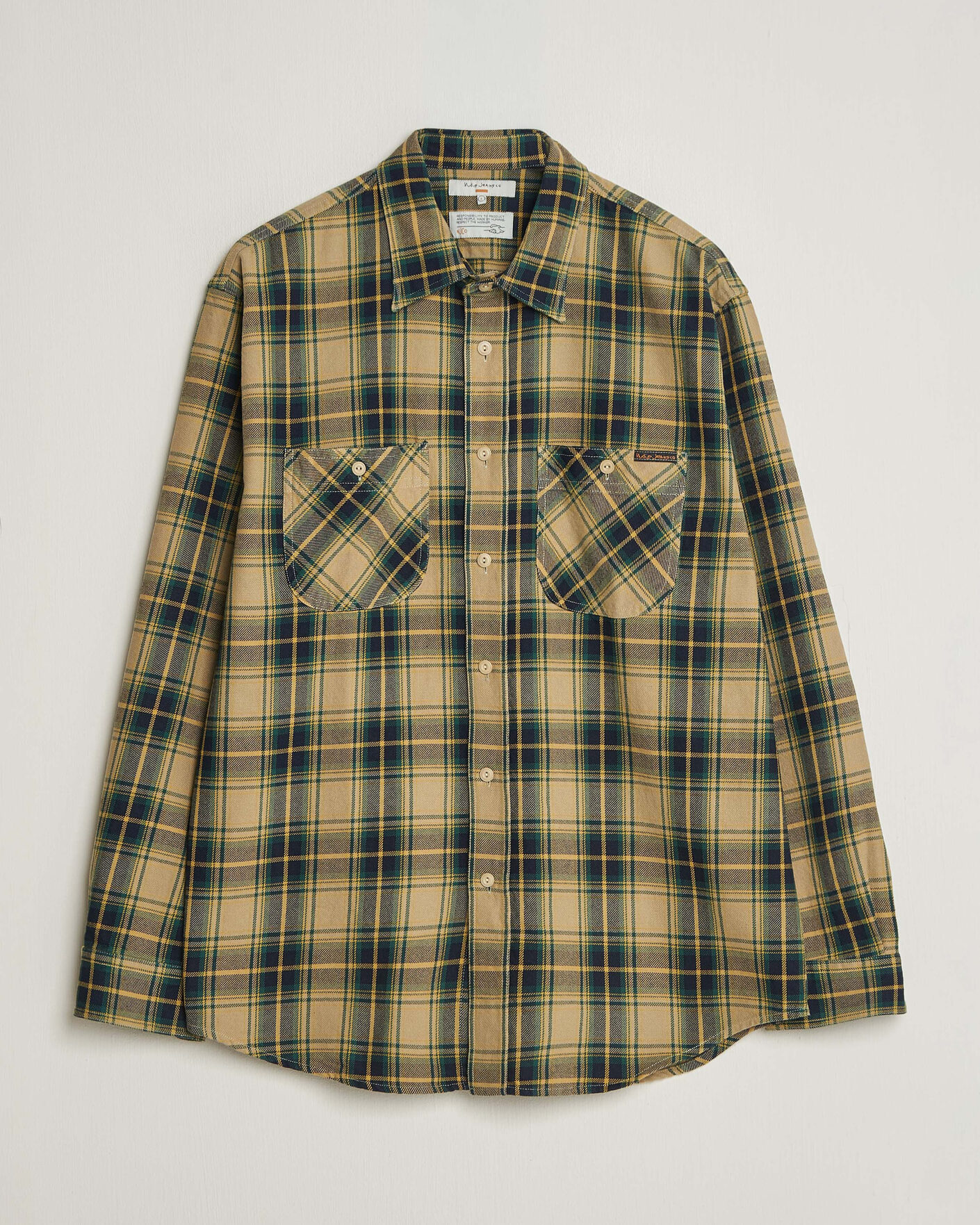 Hombres | Camisas | Nudie Jeans | Julian Checked Worker Shirt Multi