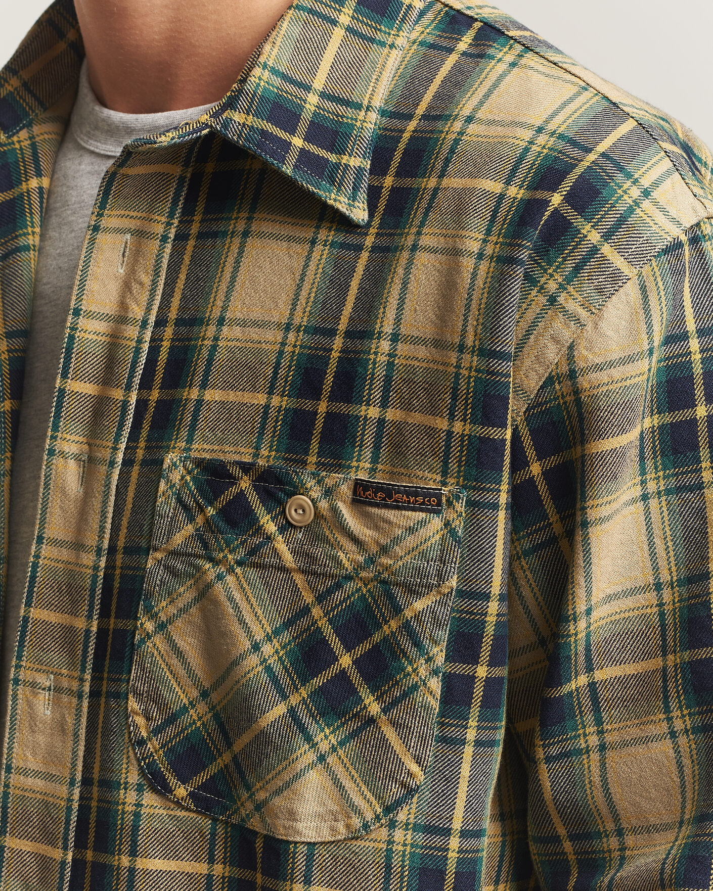Hombres | Camisas | Nudie Jeans | Julian Checked Worker Shirt Multi
