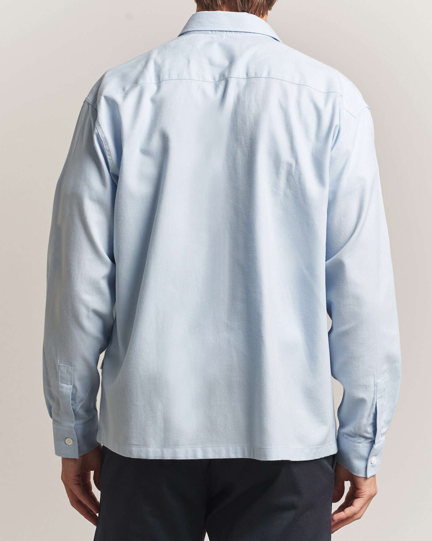 Hombres | Camisas | NN07 | Deon Brushed Light Flannel Shirt Sky Mist