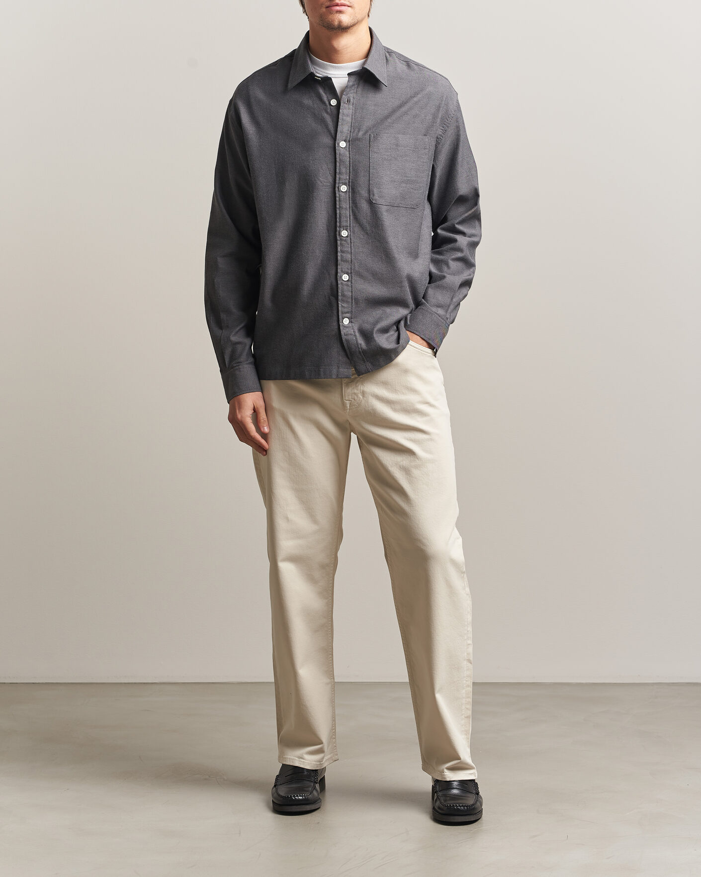 Hombres | Pantalones | NN07 | Otis Relaxed Fit 5-Pocket Pants Ivory