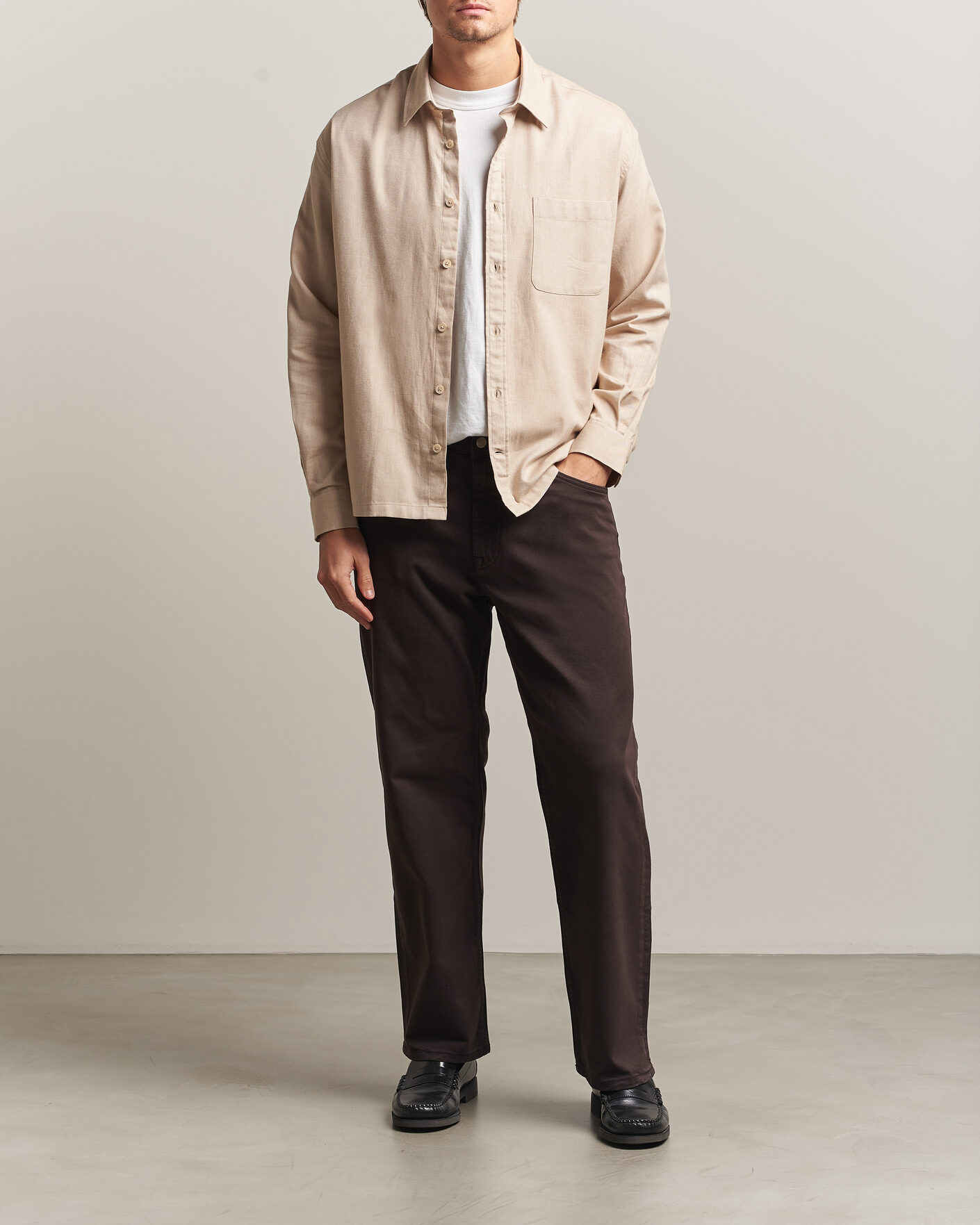 Hombres | Pantalones | NN07 | Otis Relaxed Fit 5-Pocket Pants Deep Truffle