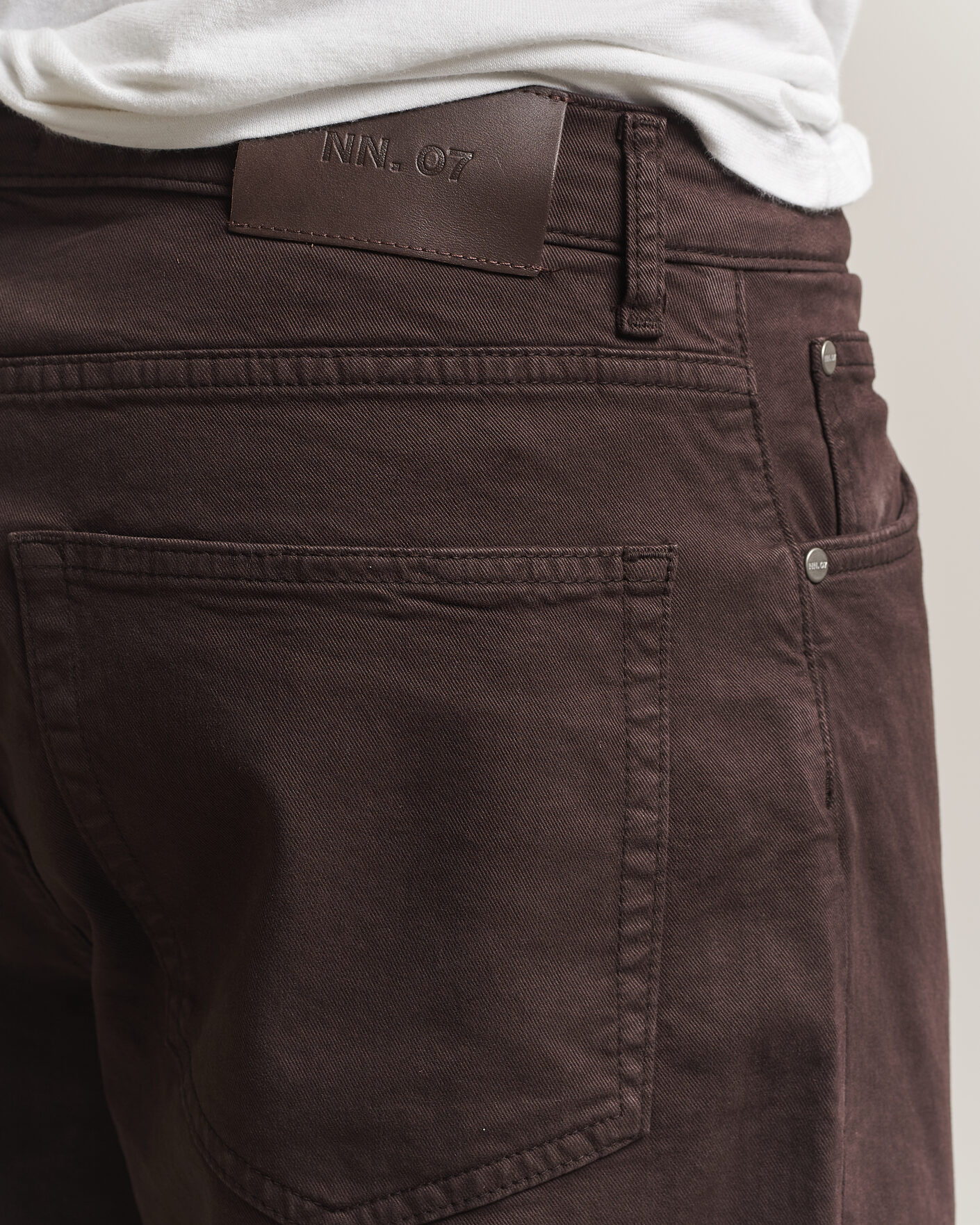 Hombres | Pantalones | NN07 | Otis Relaxed Fit 5-Pocket Pants Deep Truffle