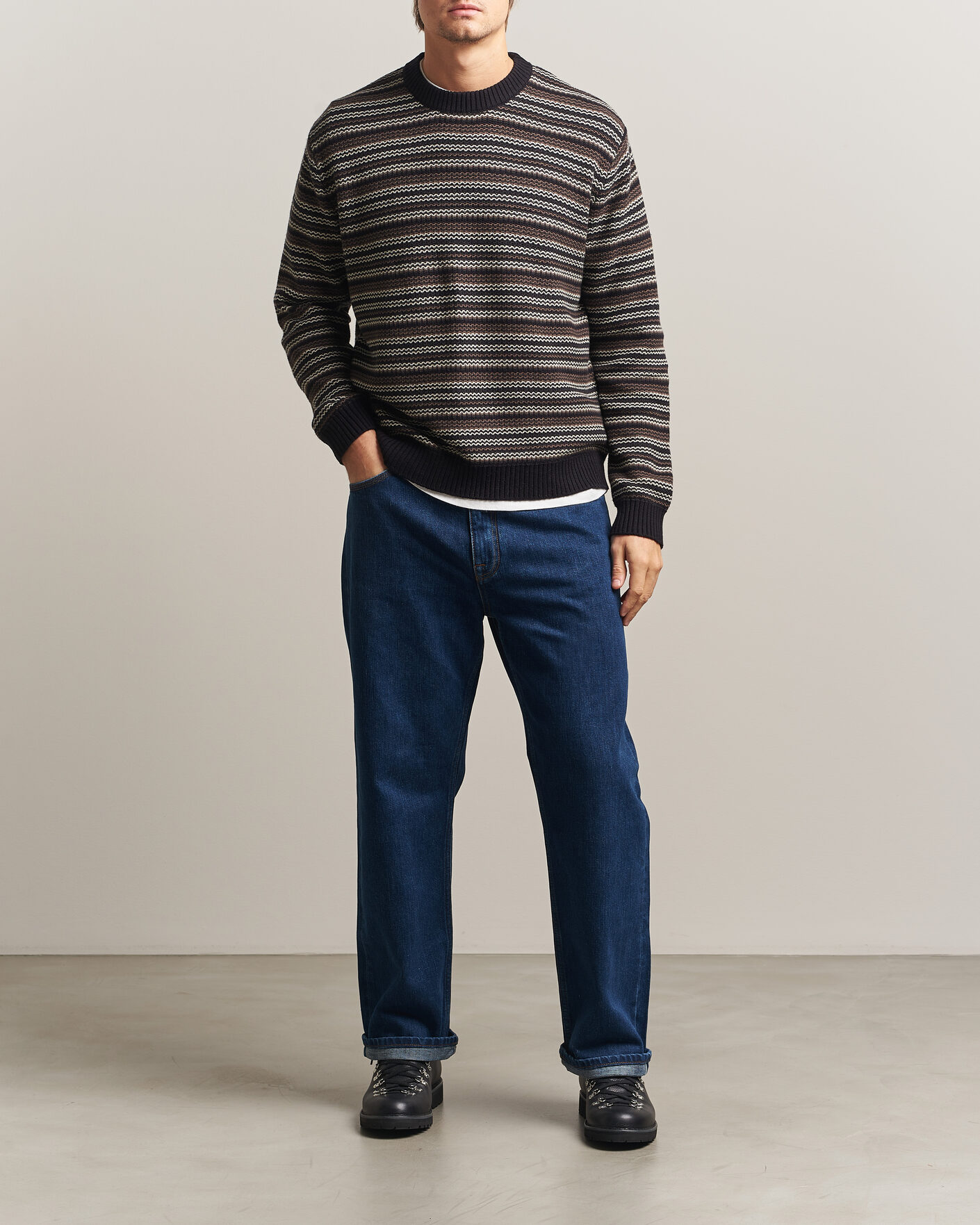 Hombres | Pantalones | NN07 | Otis Relaxed Fit Selvedge Jeans Medium Indigo