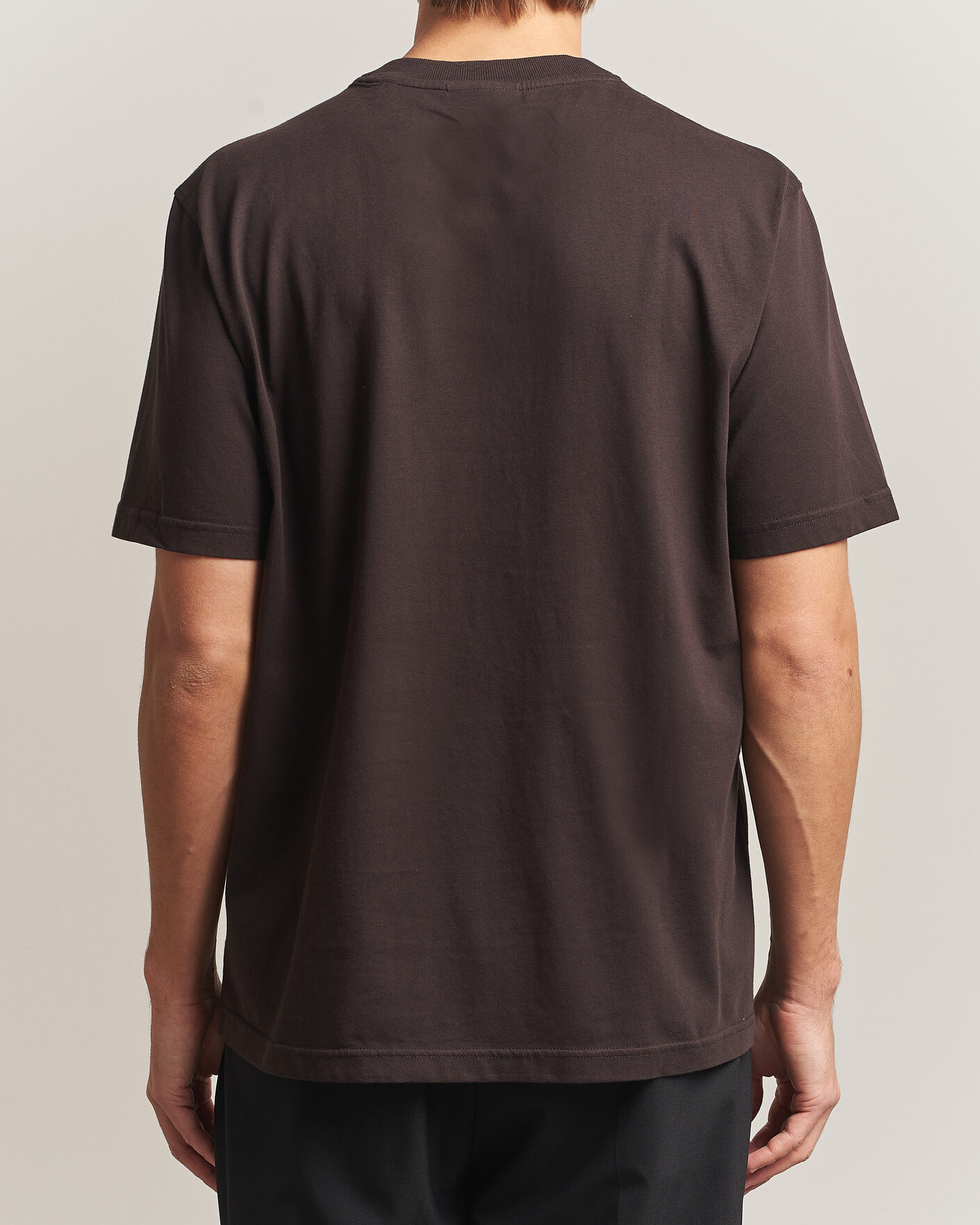 Hombres | Camisetas | NN07 | Adam Crew Neck T-Shirt Deep Truffle