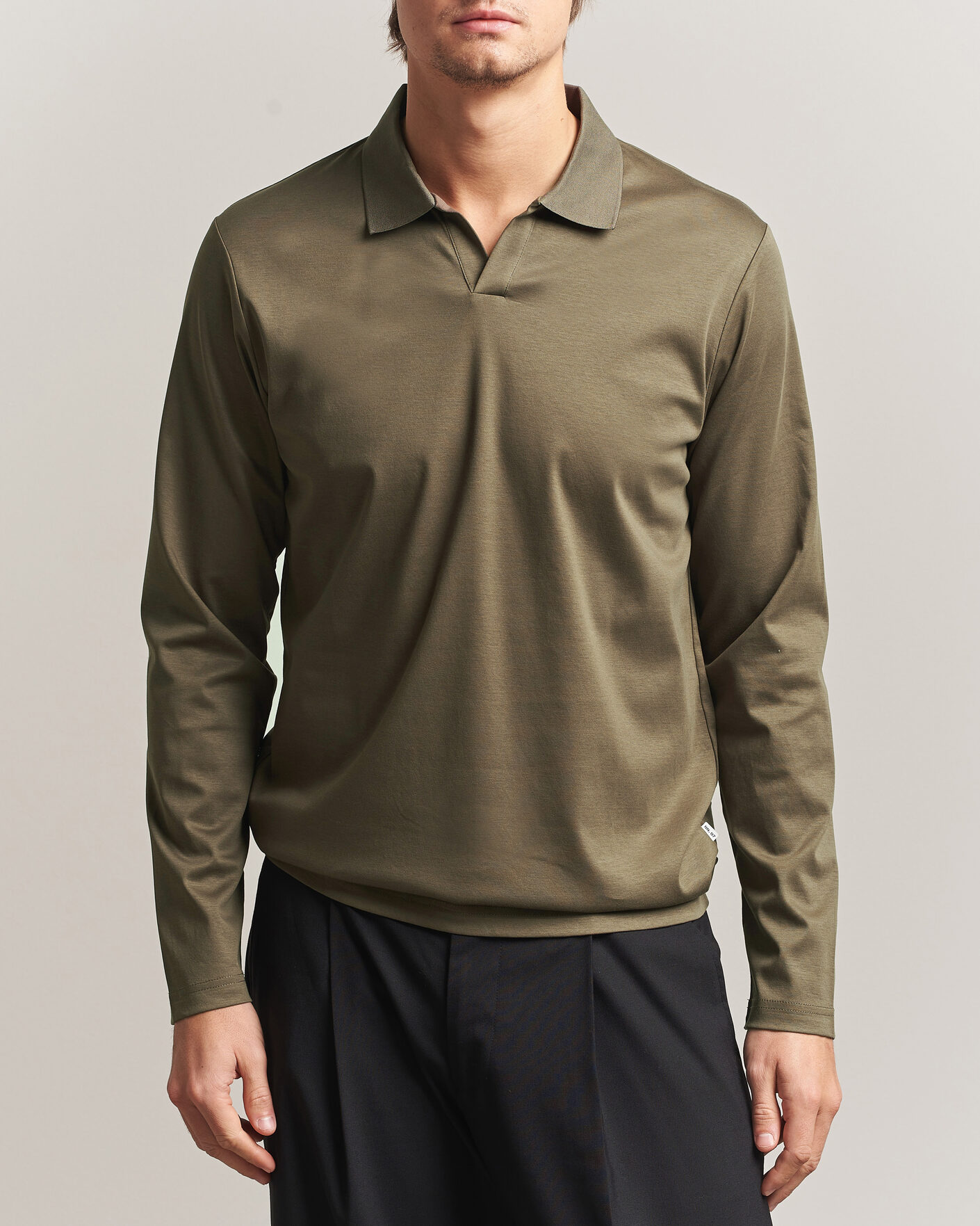 Hombres | Polos | NN07 | Paul Long Sleeve Polo Mable Husk