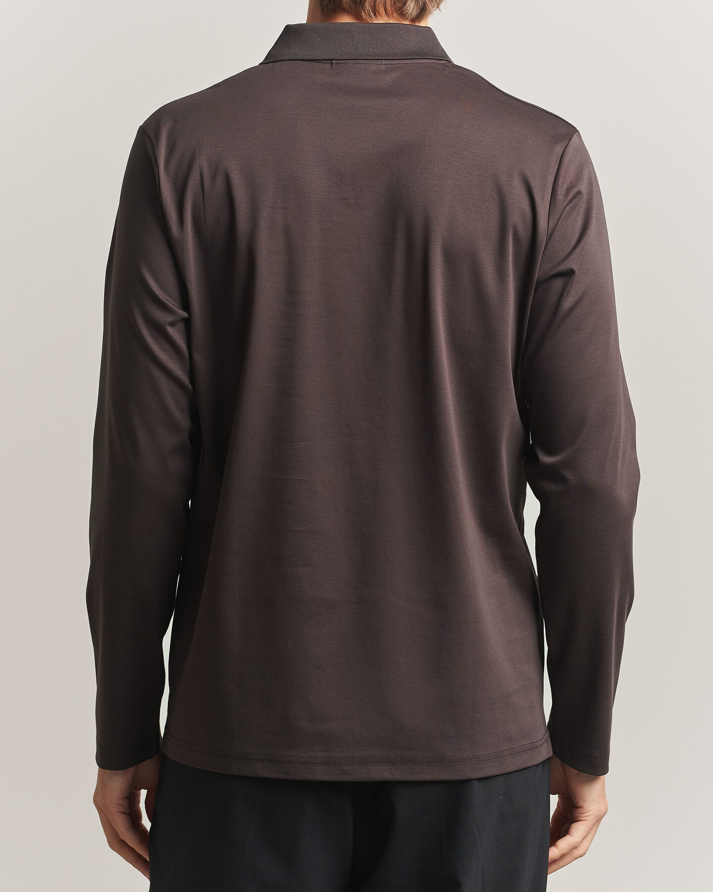 Hombres | Polos | NN07 | Paul Long Sleeve Polo Deep Truffle