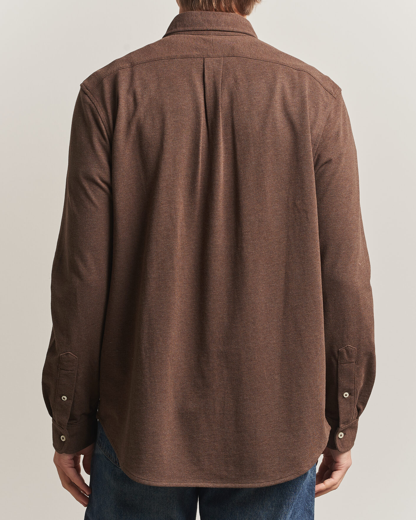 Hombres | Polos | Polo Ralph Lauren | Featherweight Mesh Shirt Nutmeg Brown Heather