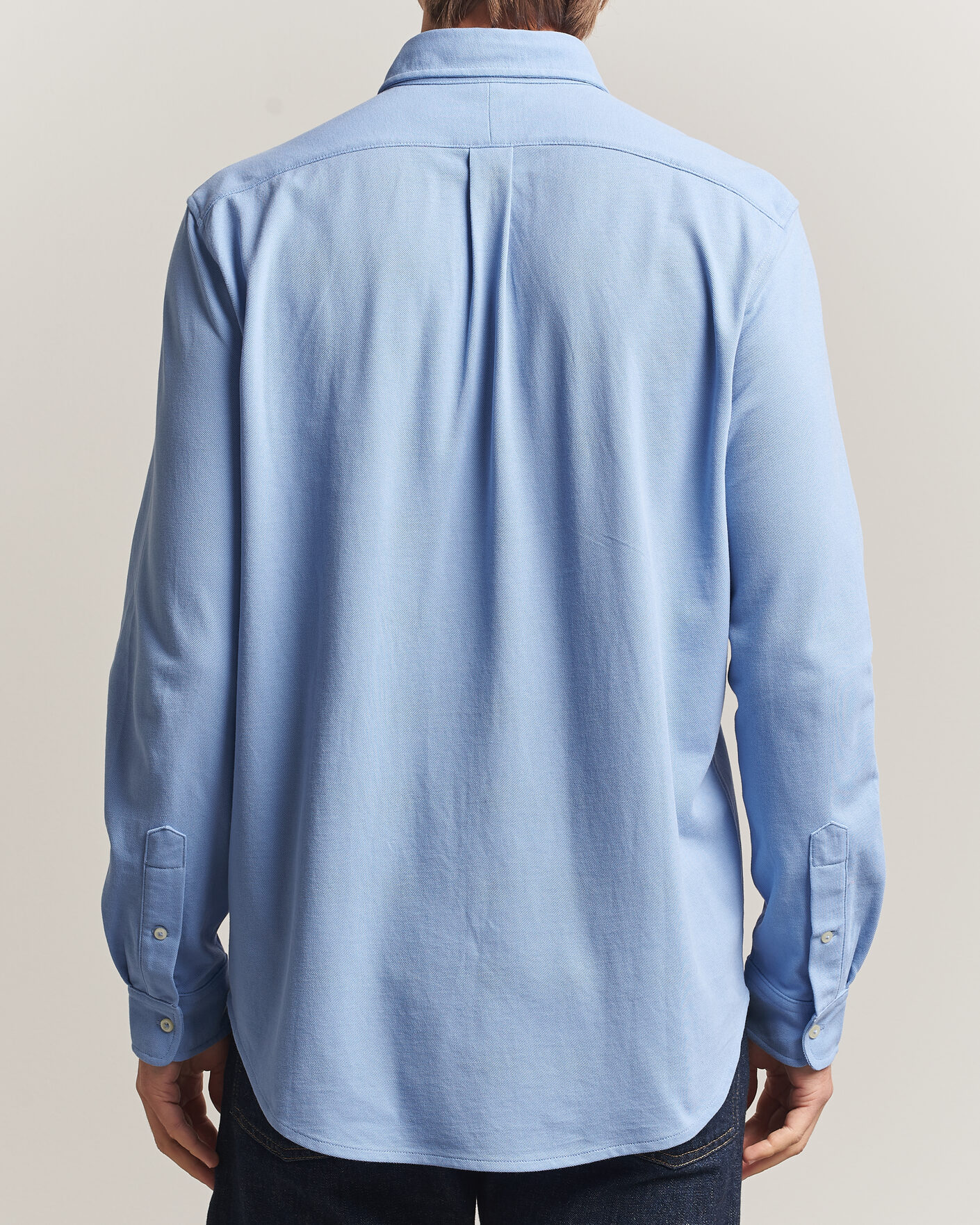 Hombres | Polos | Polo Ralph Lauren | Featherweight Mesh Shirt Dress Shirt Blue